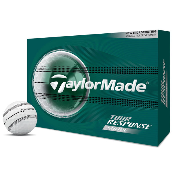TaylorMade Tour Response Stripe Golf Balls - Clear
