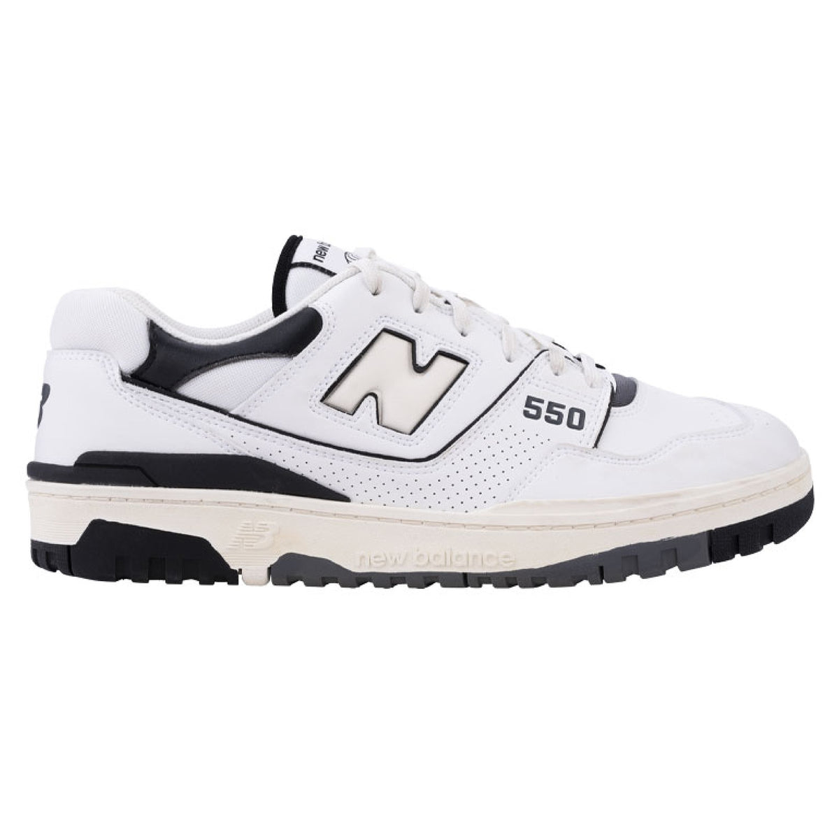 New Balance 550 Spikeless Golf Shoes - White & Black