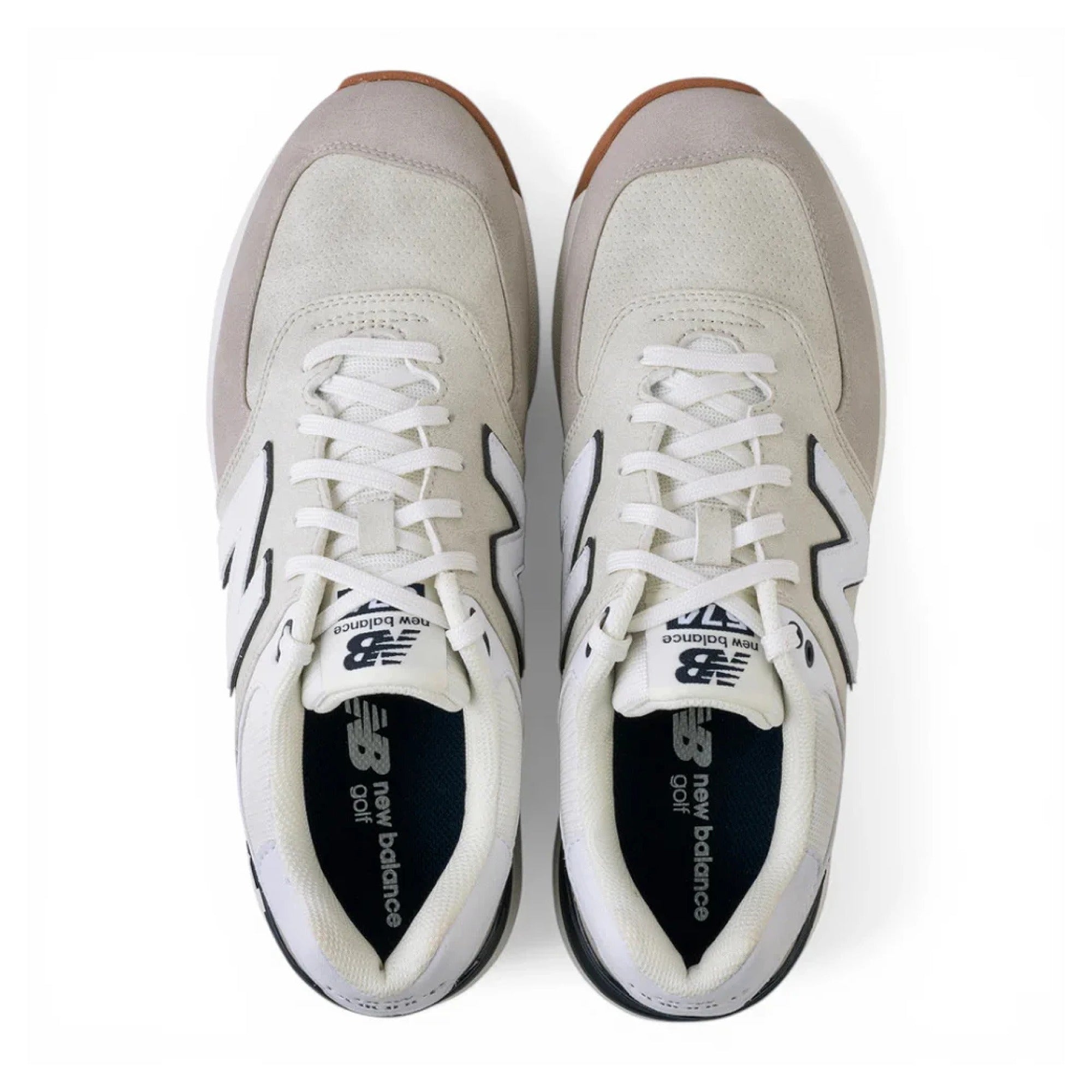 New Balance 574 Greens V2 Spikeless Golf Shoes - Tan
