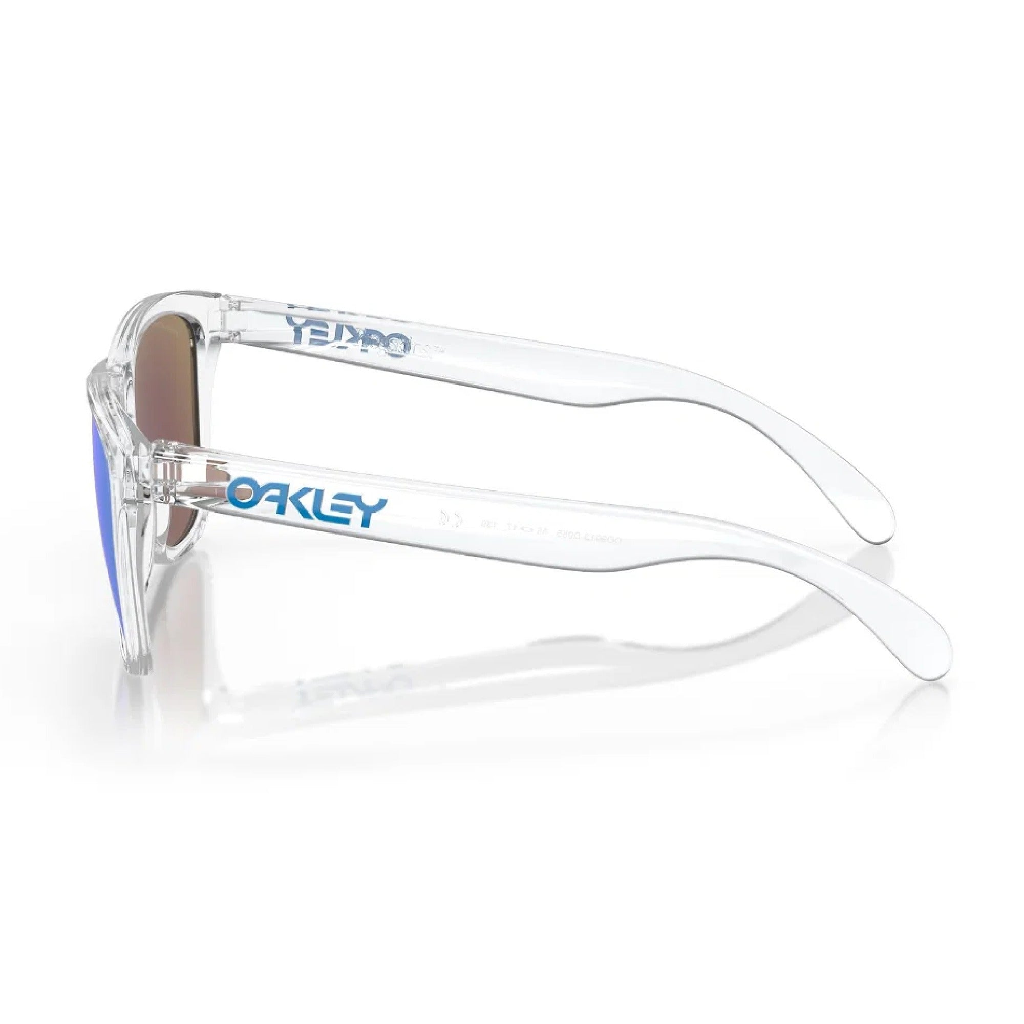 Oakley Frogskins Golf Sunglasses - Crystal Clear Frame with Prizm Sapp
