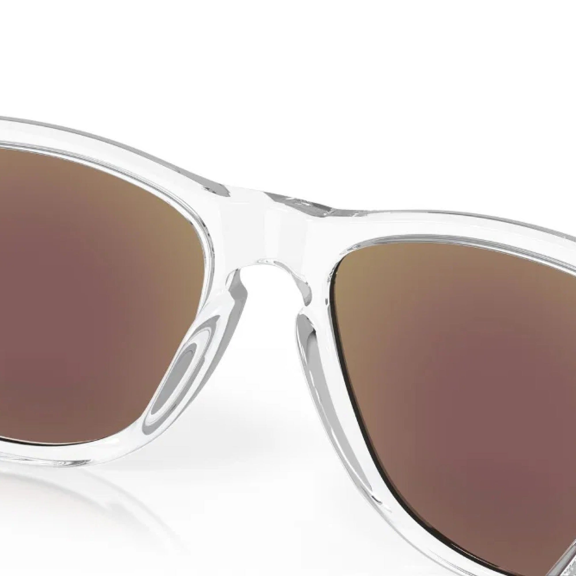 Oakley Frogskins Golf Sunglasses - Crystal Clear Frame with Prizm Sapp