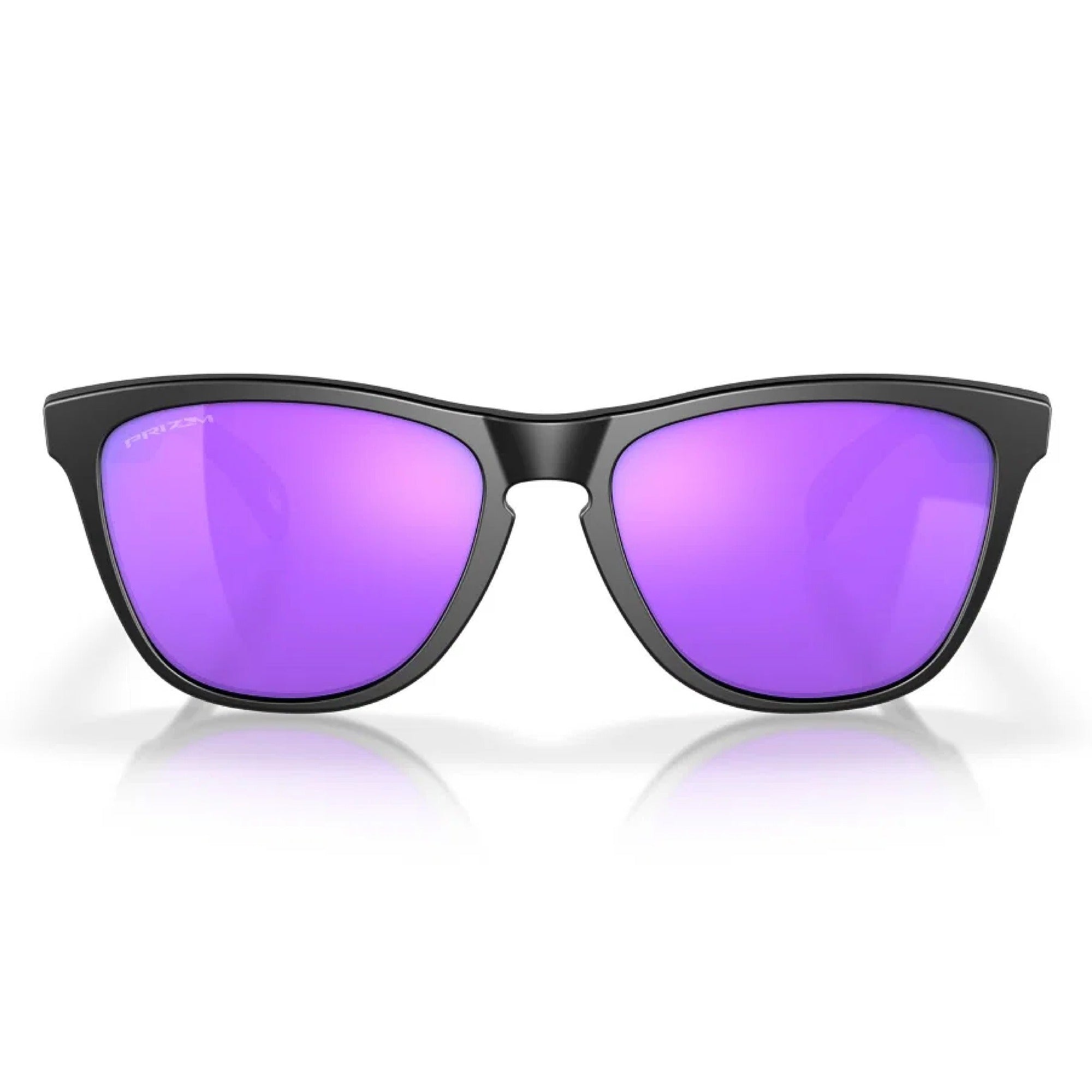 Oakley Frogskins Golf Sunglasses - Matte Black Frame with Prizm Violet Lenses
