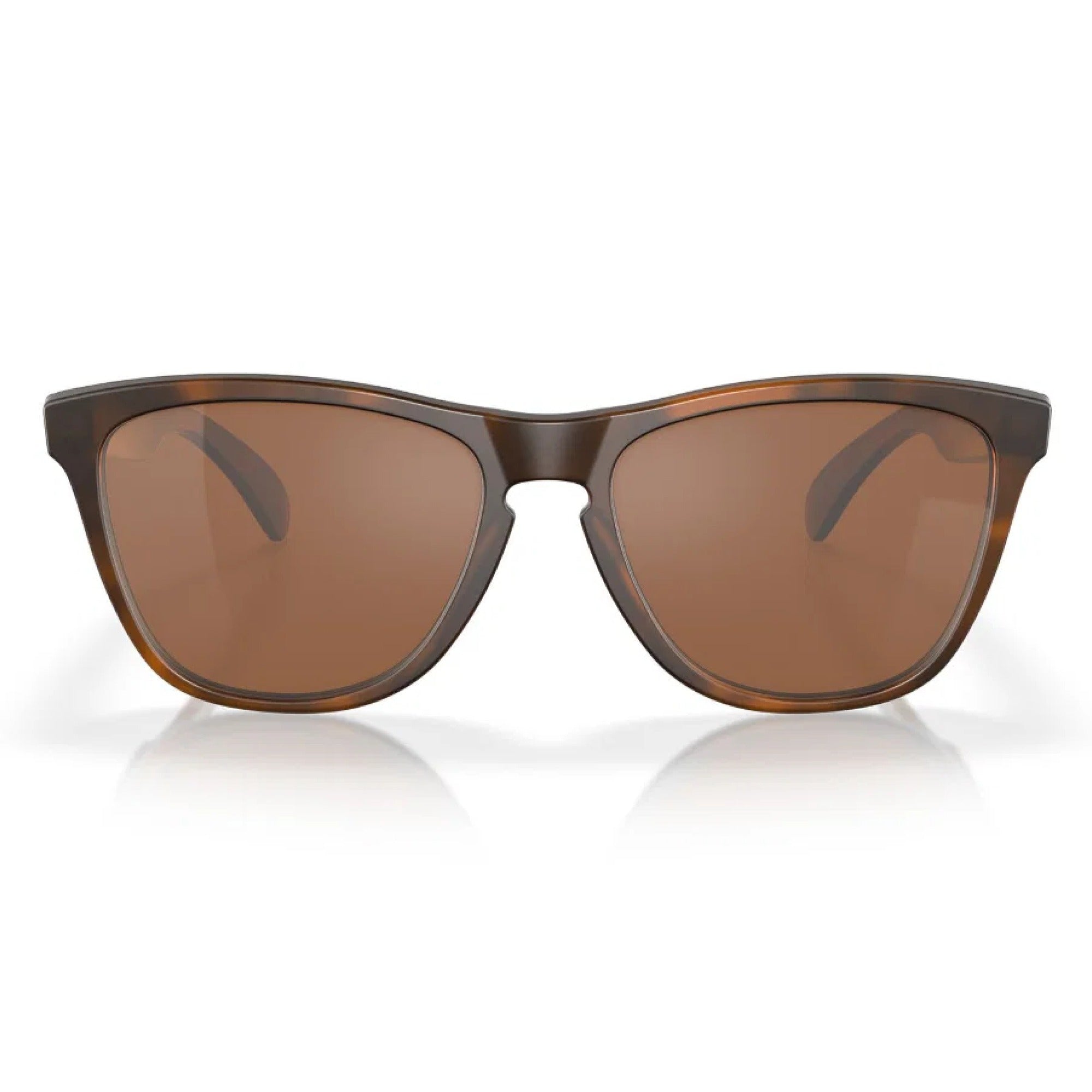 Oakley Frogskins Golf Sunglasses - Matte Brown Tortoise Frame with Prizm Tungsten Lenses