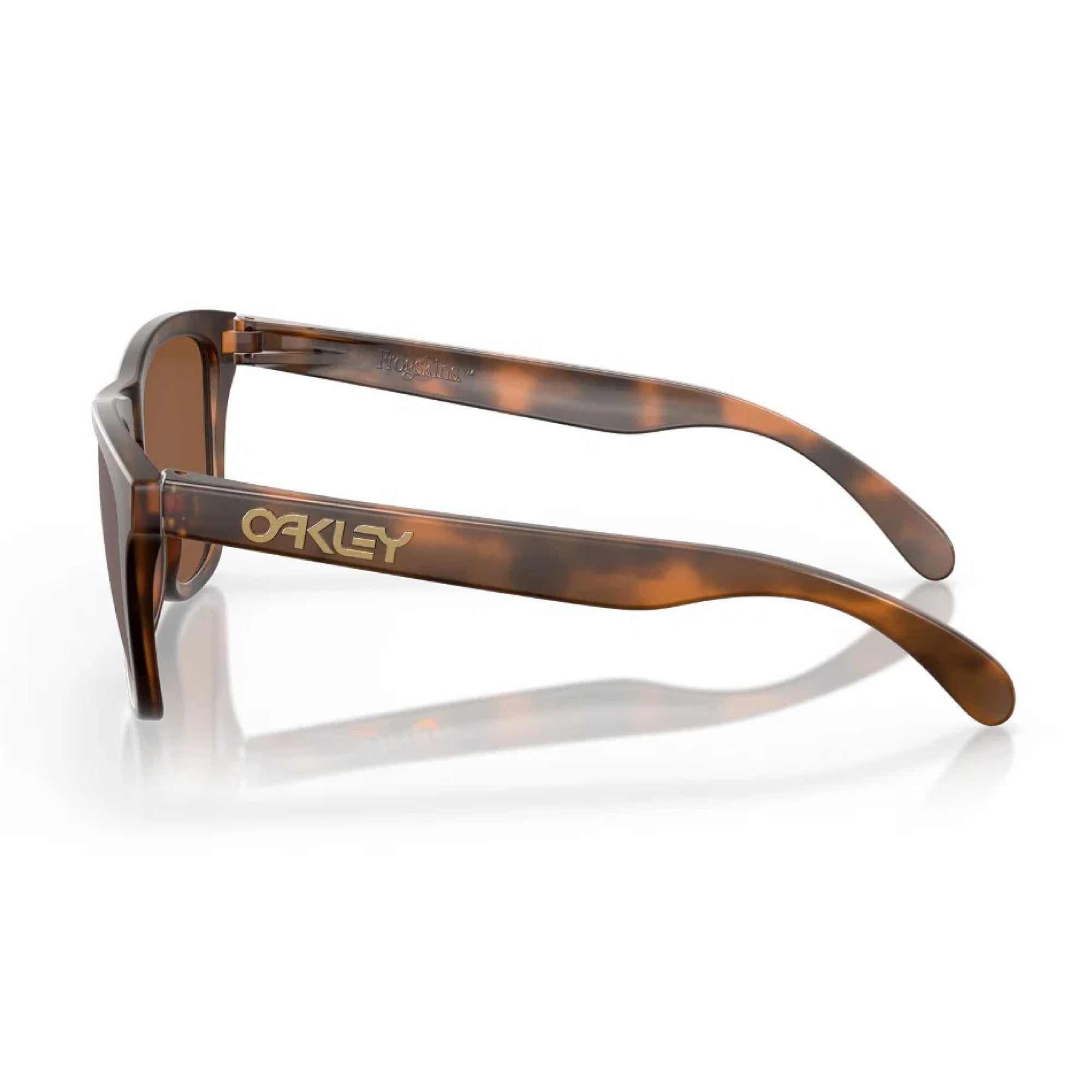 Oakley Frogskins Golf Sunglasses - Matte Brown Tortoise Frame with Prizm Tungsten Lenses