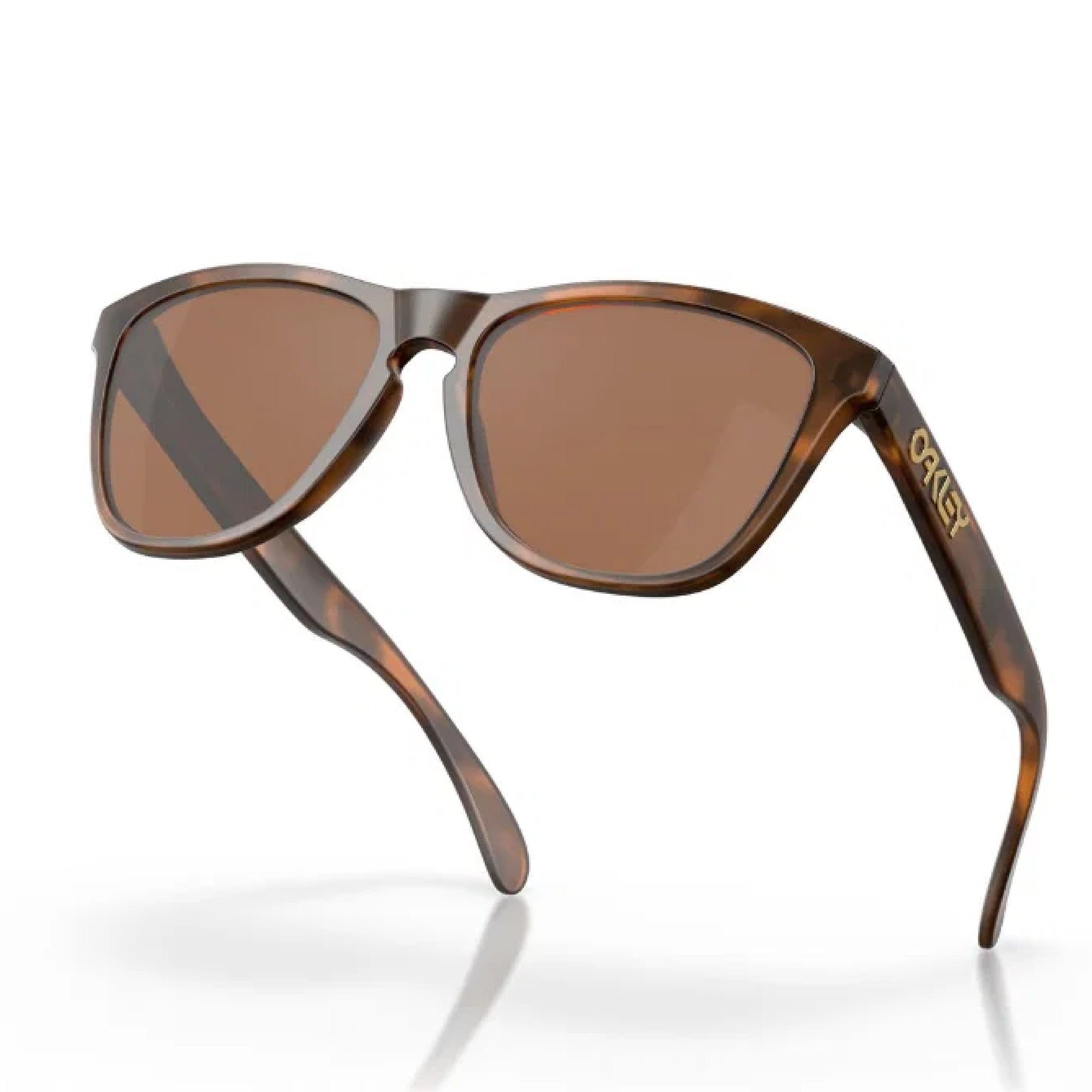 Oakley Frogskins Golf Sunglasses - Matte Brown Tortoise Frame with Prizm Tungsten Lenses