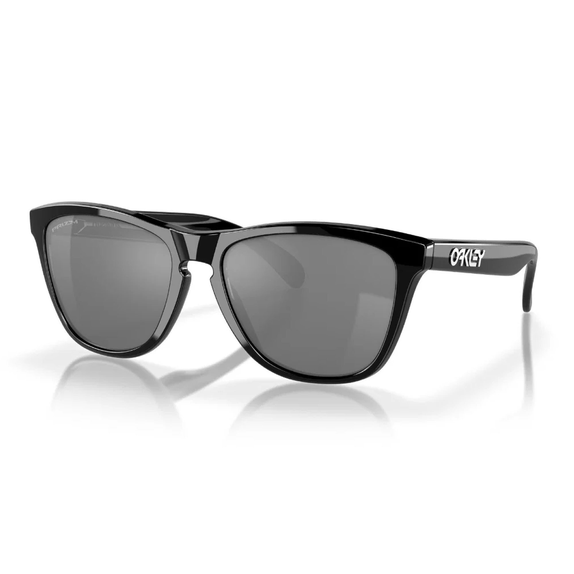 Oakley Frogskins Golf Sunglasses - Polished Black Frame with Prizm Black Lenses
