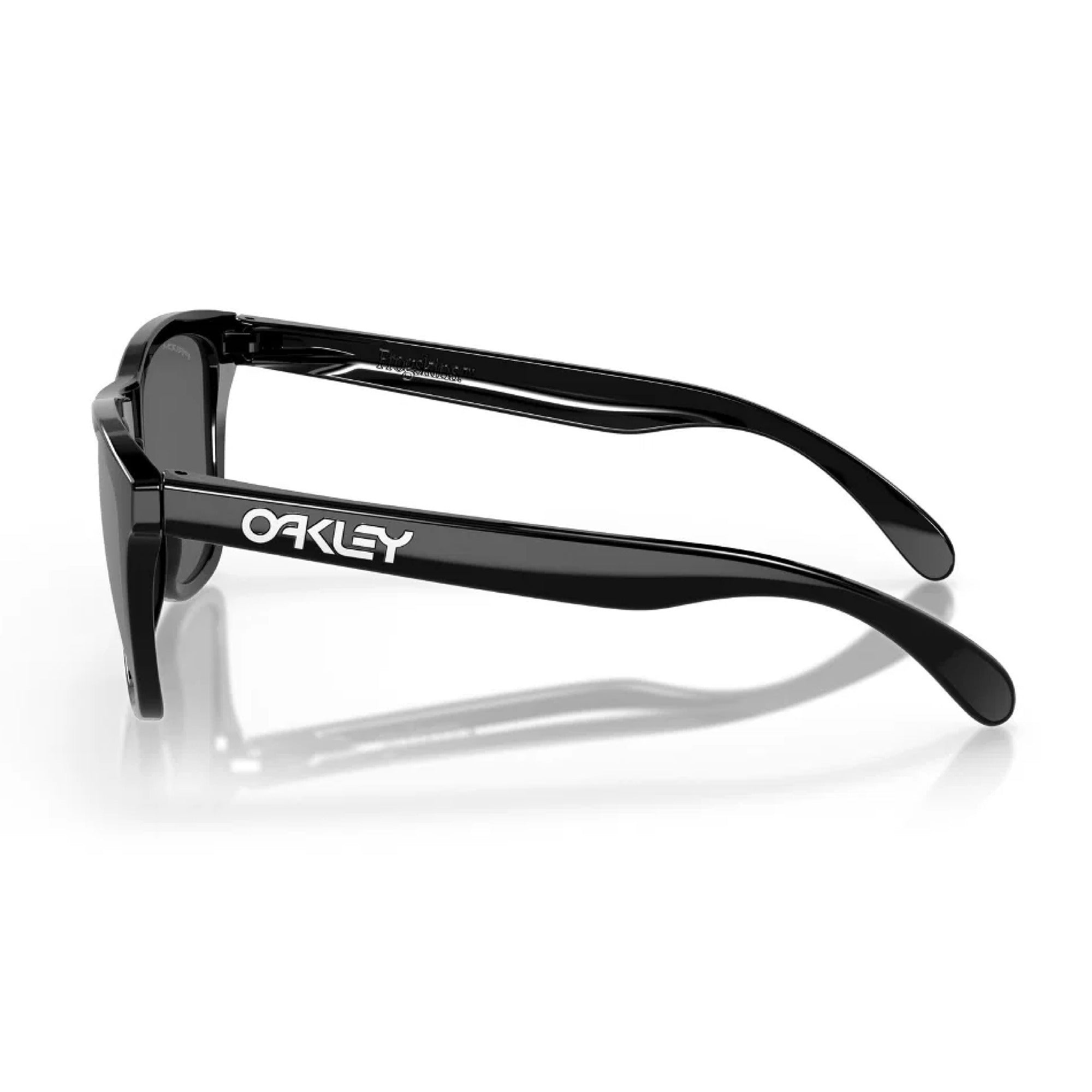 Oakley Frogskins Golf Sunglasses - Polished Black Frame with Prizm Black Lenses