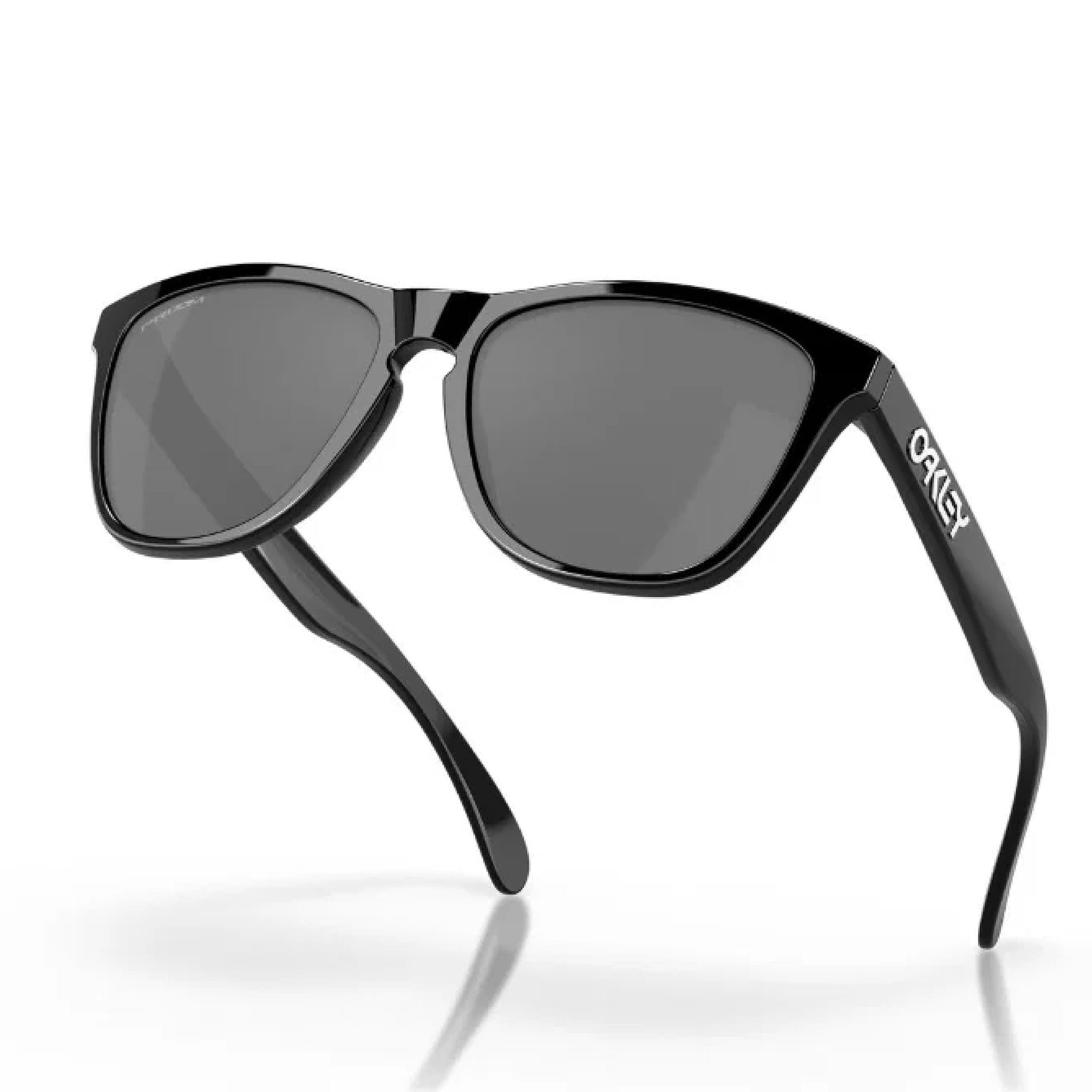 Oakley Frogskins Golf Sunglasses - Polished Black Frame with Prizm Black Lenses