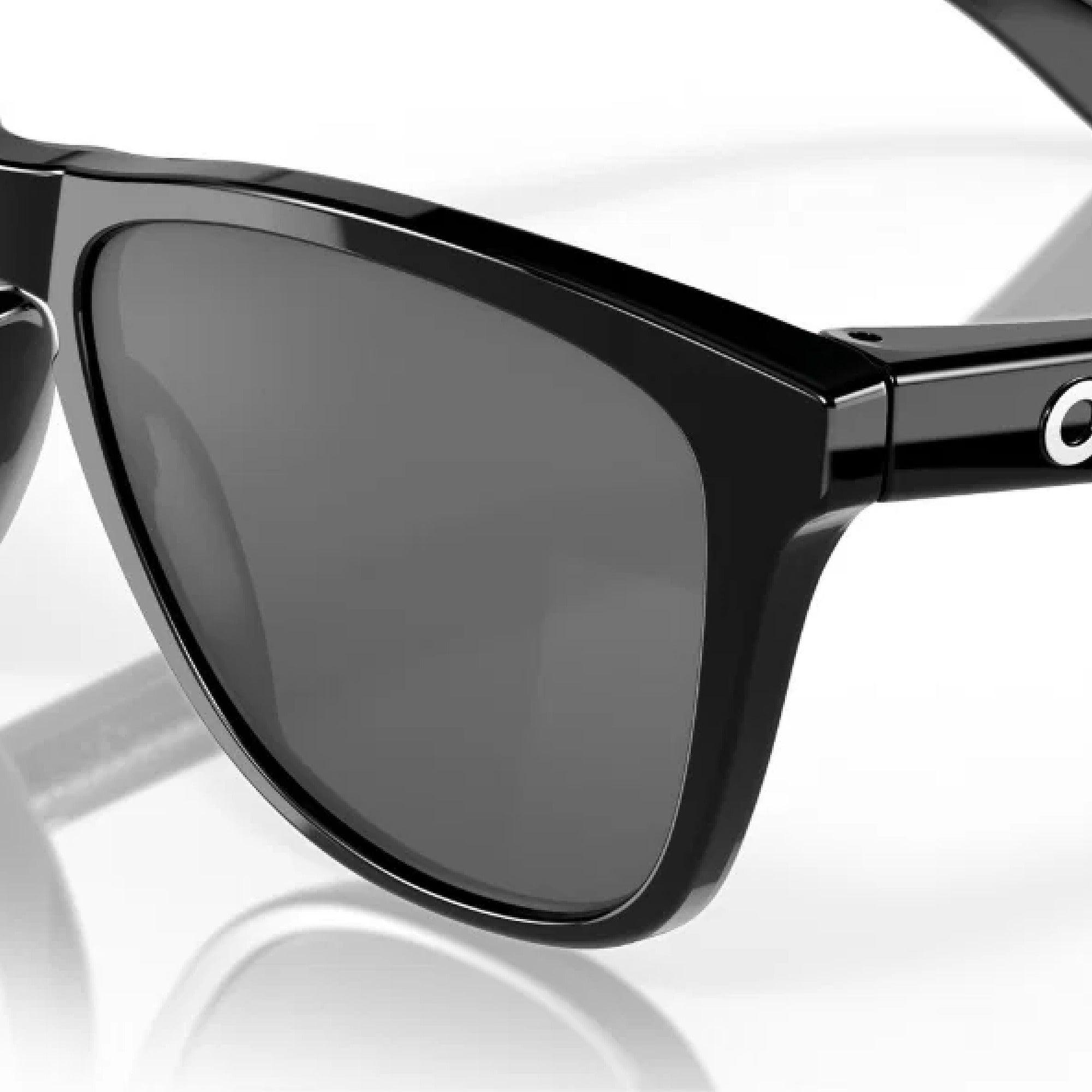 Oakley Frogskins Golf Sunglasses - Polished Black Frame with Prizm Black Lenses