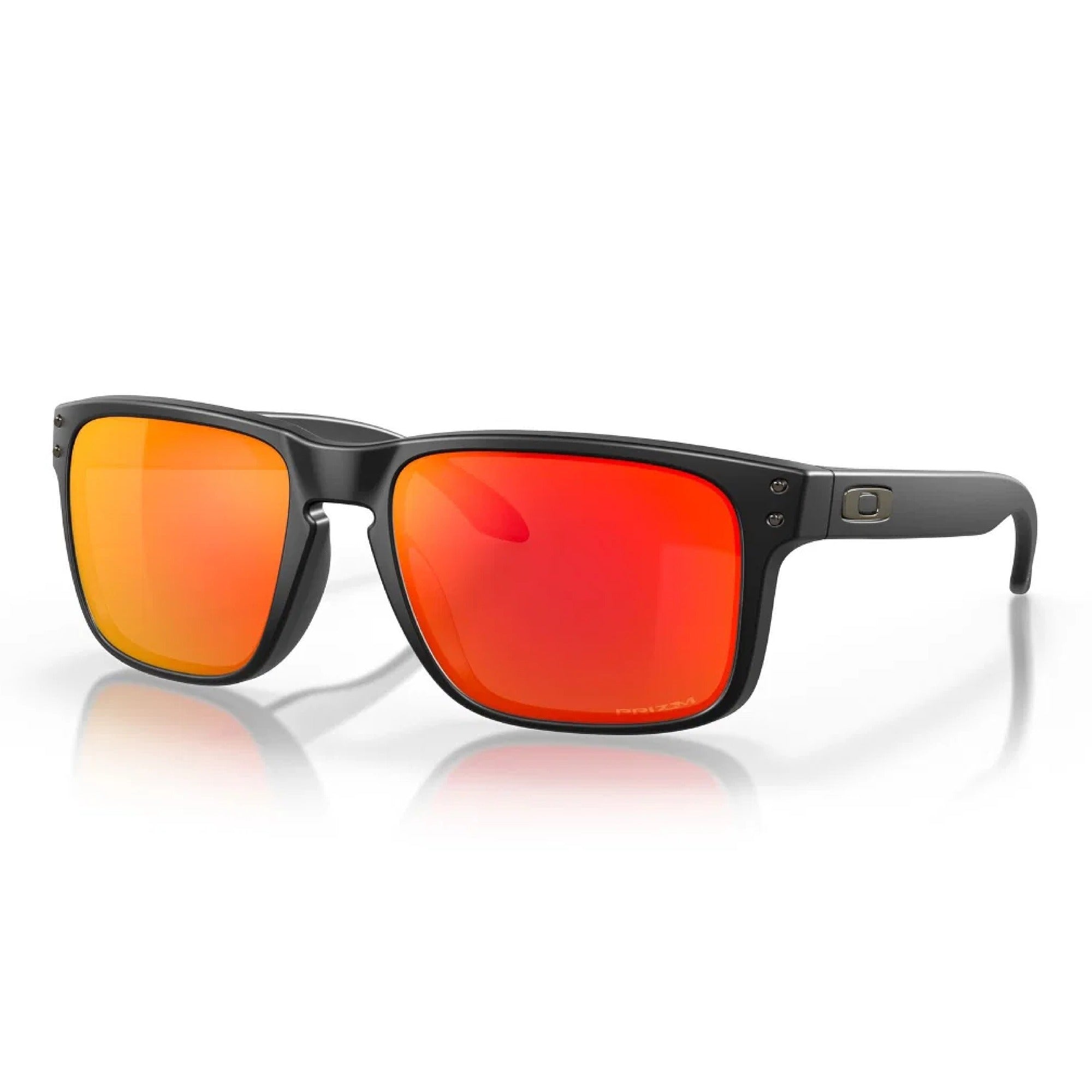 Oakley Holbrook Golf Sunglasses - Matte Black Frame with Prizm Ruby Lenses