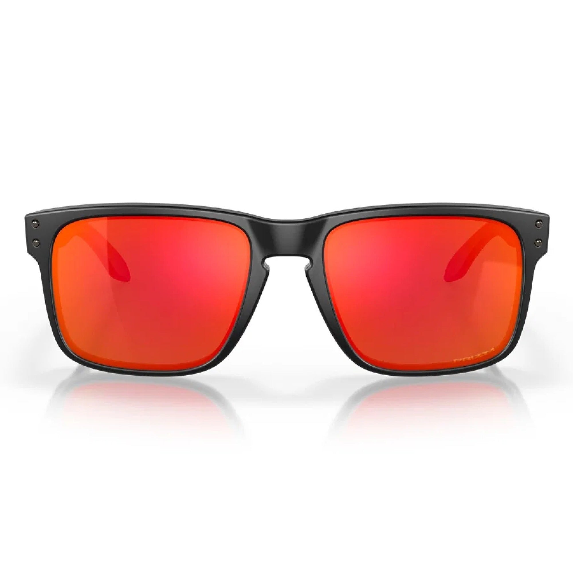 Oakley Holbrook Golf Sunglasses - Matte Black Frame with Prizm Ruby Lenses