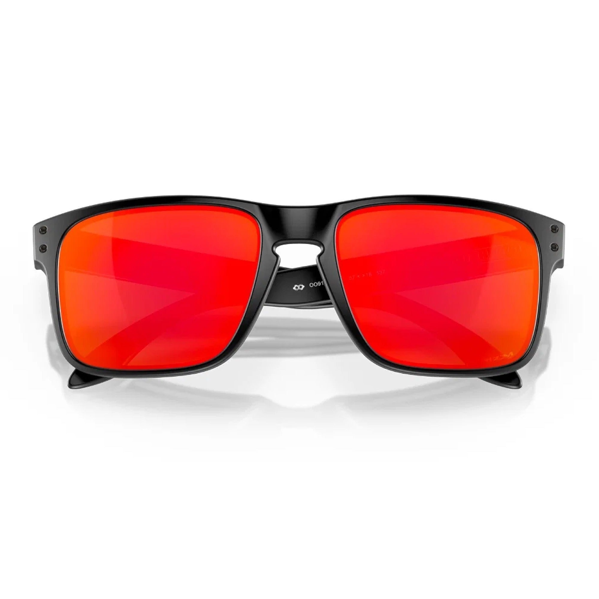 Oakley Holbrook Golf Sunglasses - Matte Black Frame with Prizm Ruby Lenses