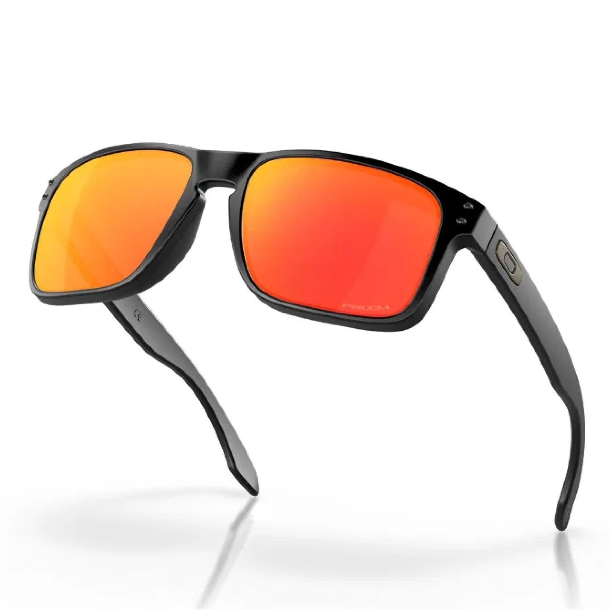 Oakley Holbrook Golf Sunglasses - Matte Black Frame with Prizm Ruby Lenses