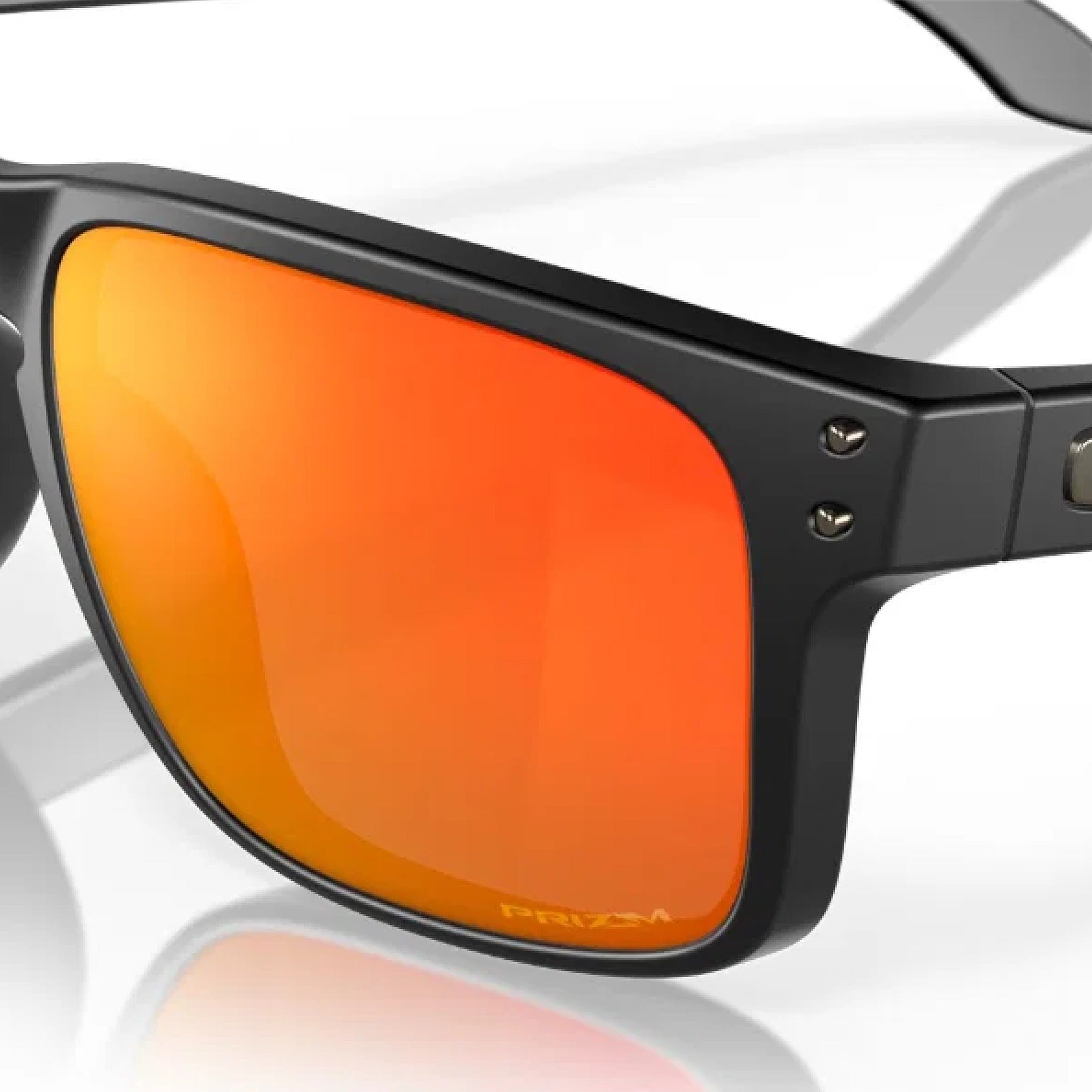 Oakley Holbrook Golf Sunglasses - Matte Black Frame with Prizm Ruby Lenses