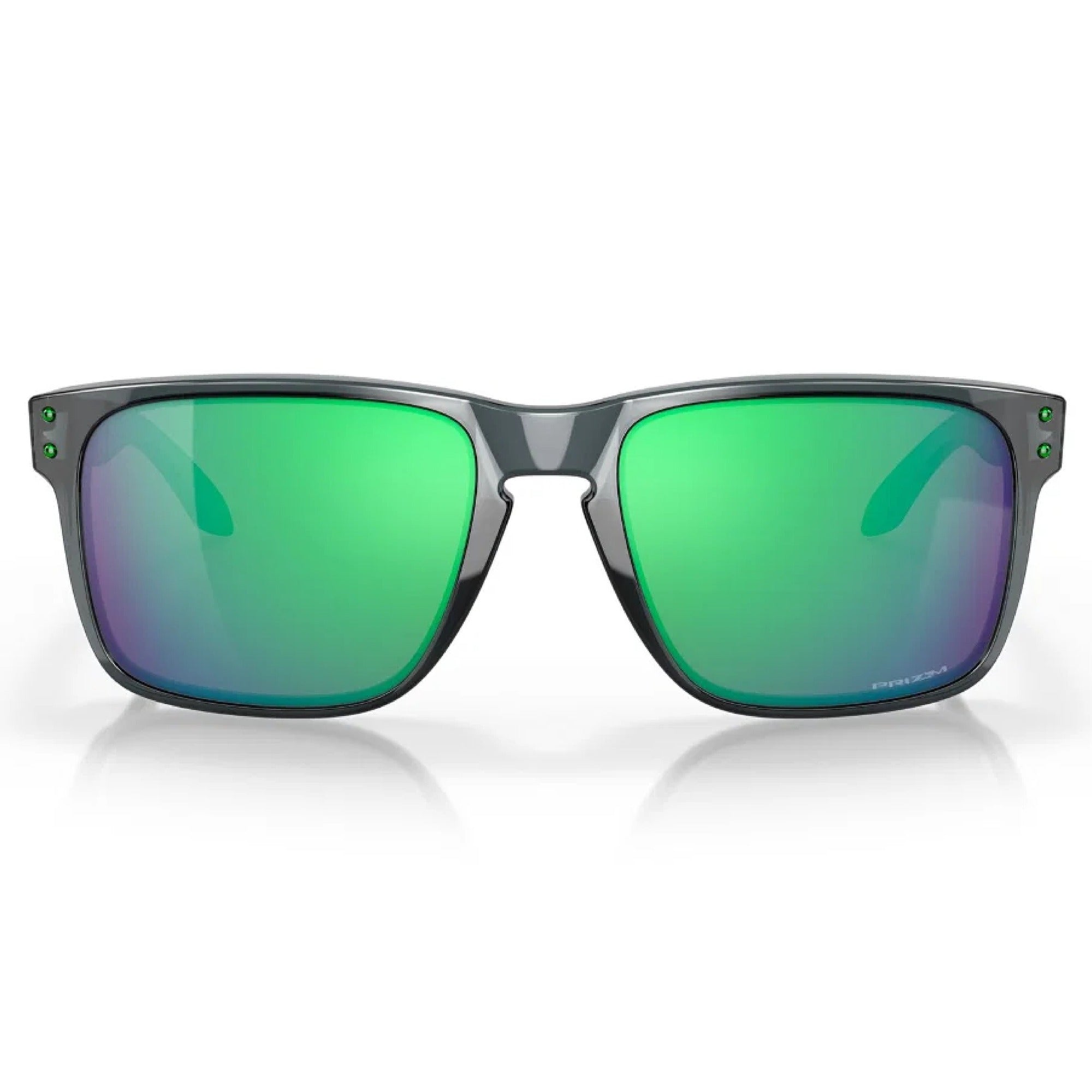 Oakley Holbrook XL Golf Sunglasses - Crystal Black Frame with Prizm Jade Lenses