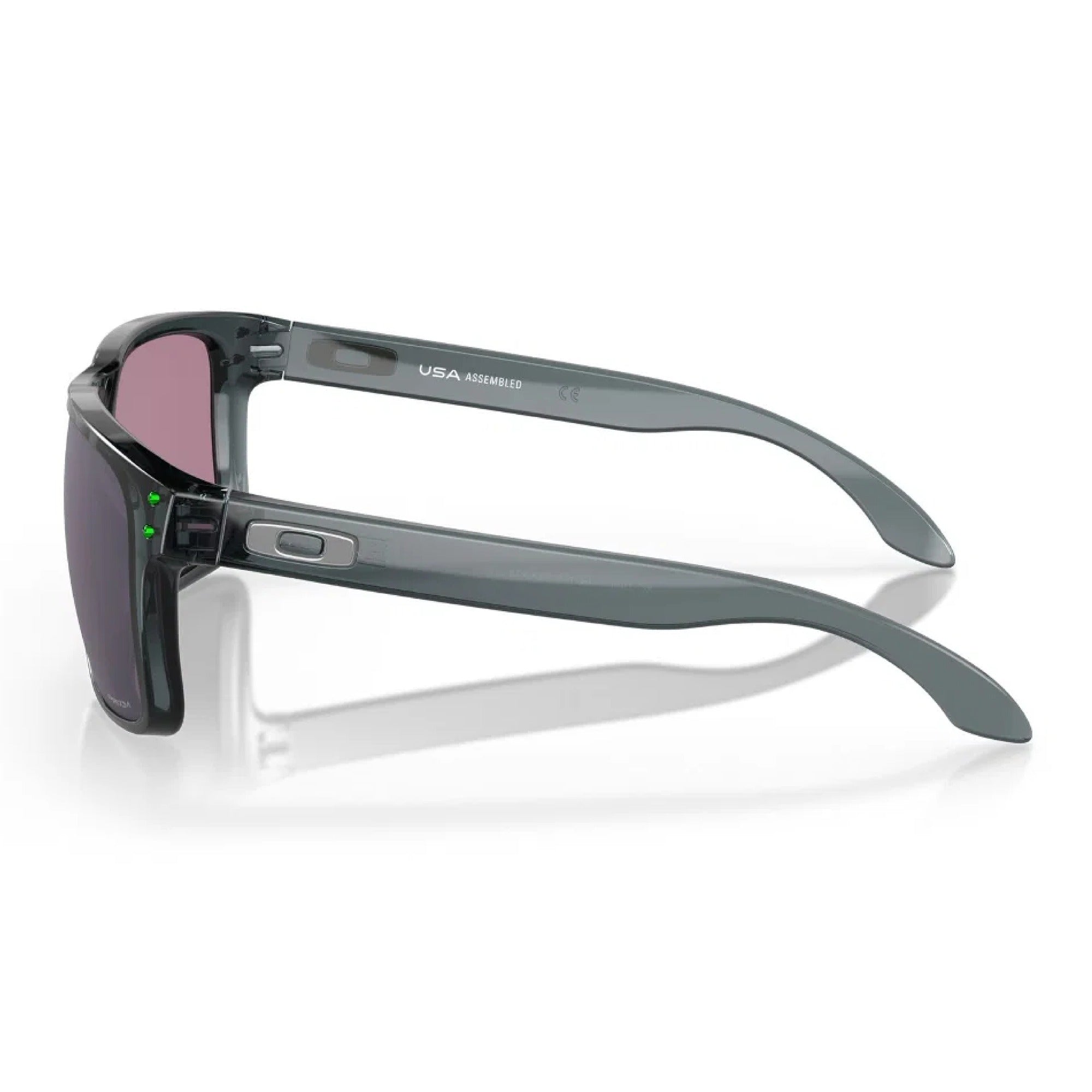 Oakley Holbrook XL Golf Sunglasses - Crystal Black Frame with Prizm Jade Lenses