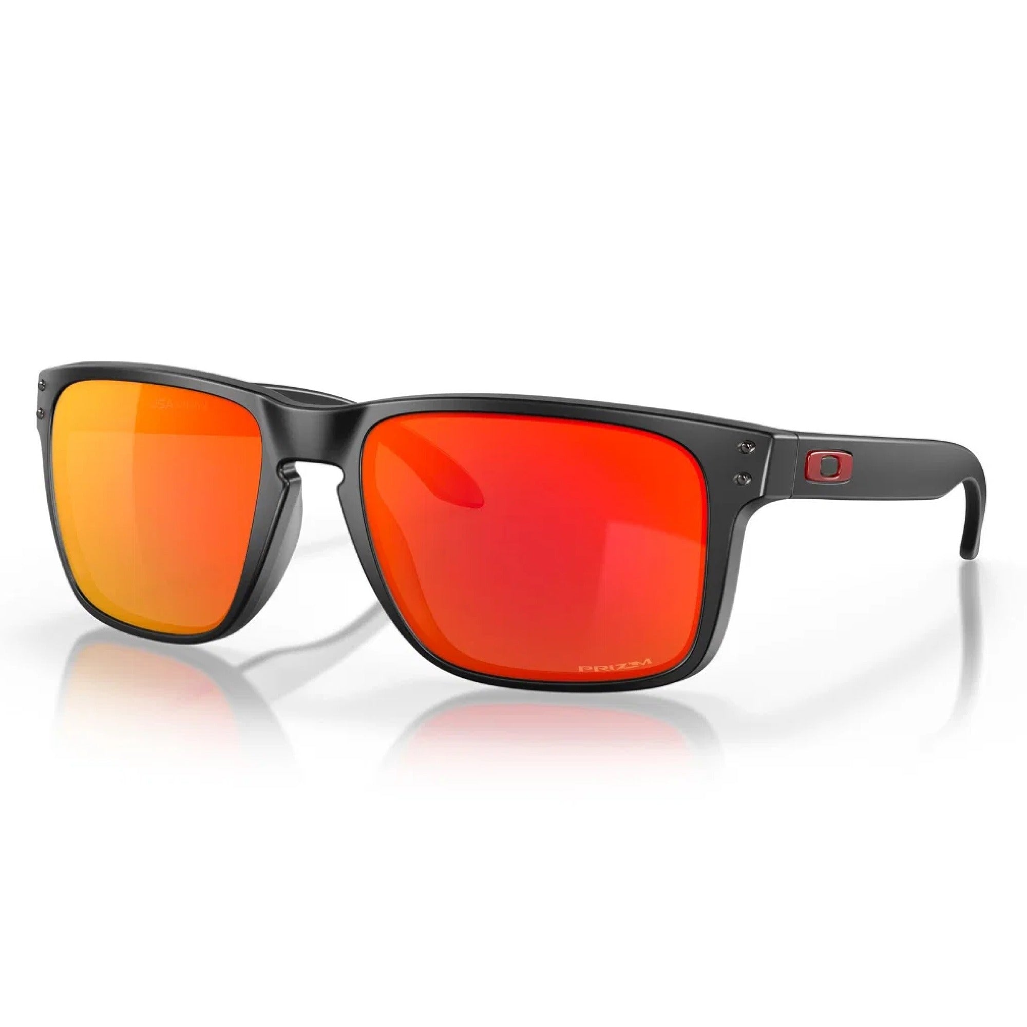 Oakley Holbrook XL Golf Sunglasses - Matte Black Frame & Prizm Ruby Lenses