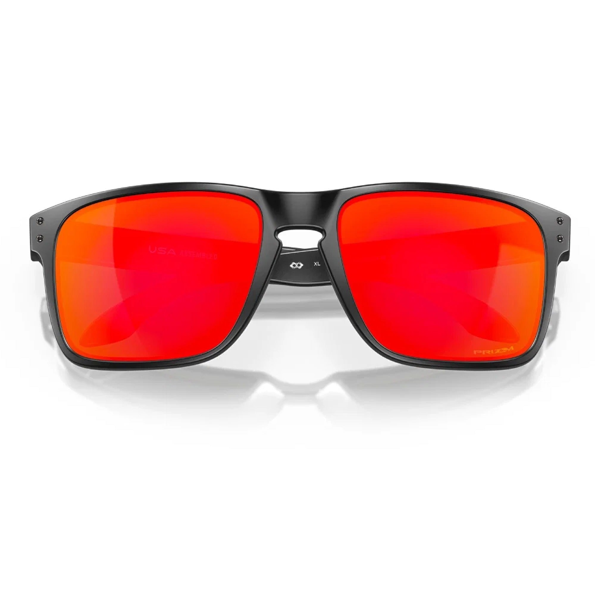 Oakley Holbrook XL Golf Sunglasses - Matte Black Frame & Prizm Ruby Lenses