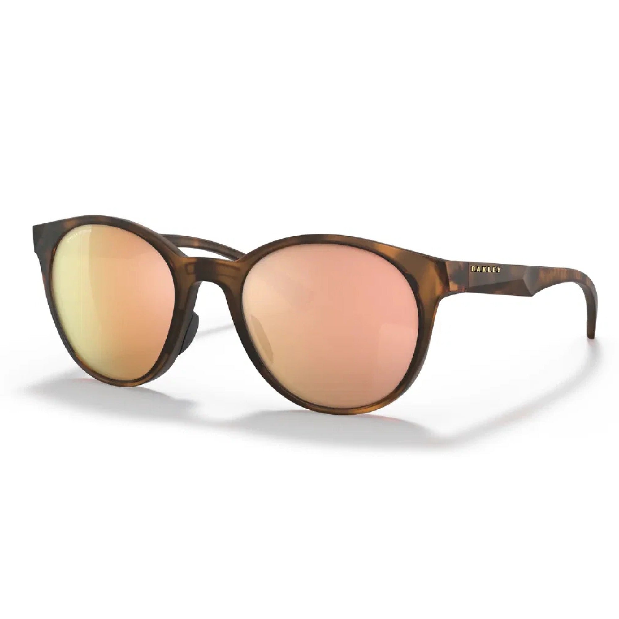Oakley Spindrift Golf Sunglasses - Matte Brown Tortoise Frame with Prizm Rose Gold Lenses
