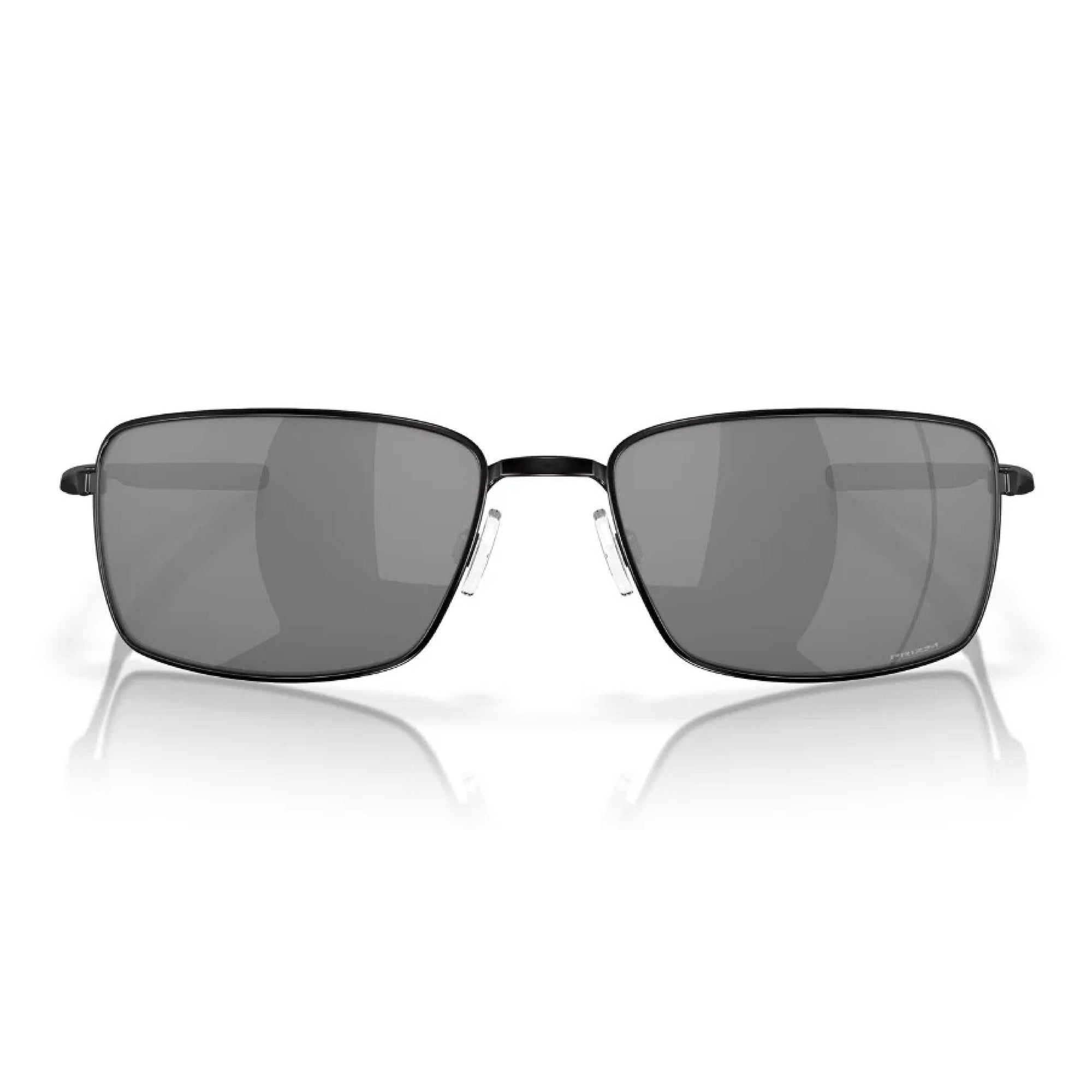 Oakley Square Wire Golf Sunglasses - Polished Black Frame with Prizm Black Lenses