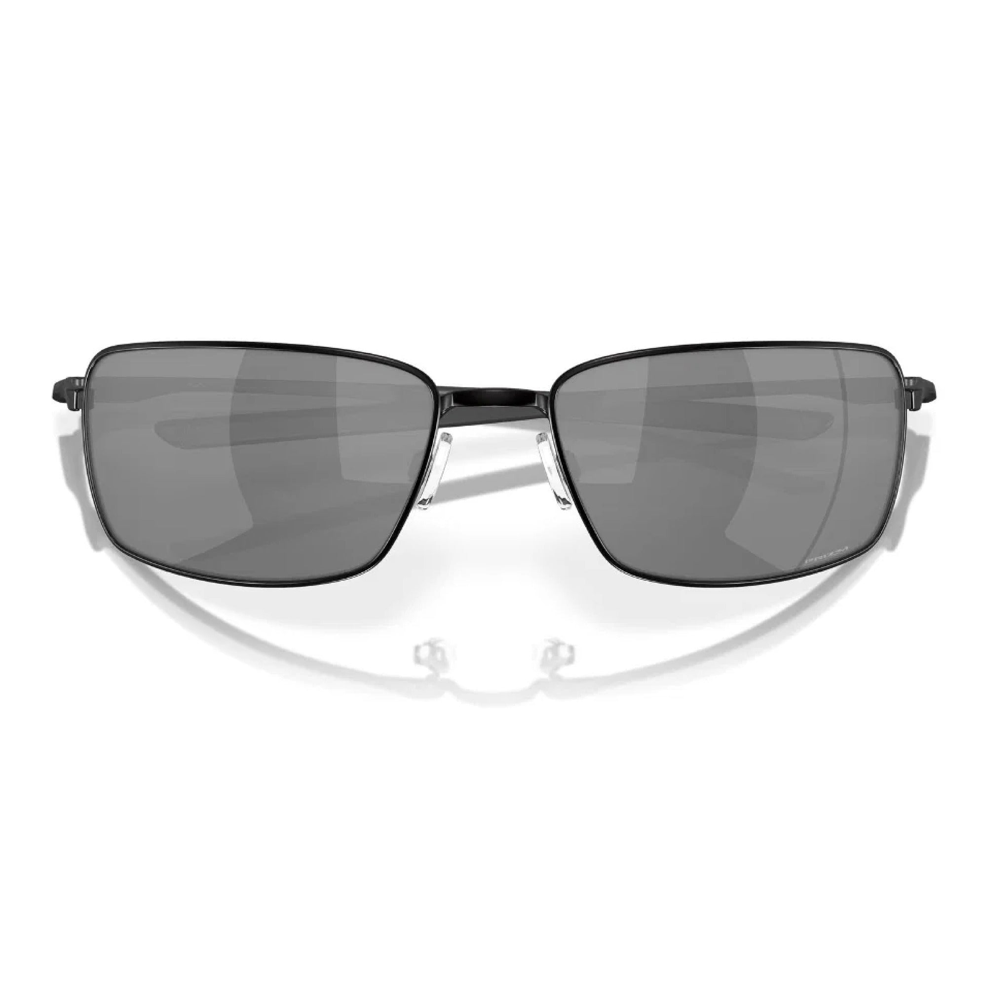 Oakley Square Wire Golf Sunglasses - Polished Black Frame with Prizm Black Lenses
