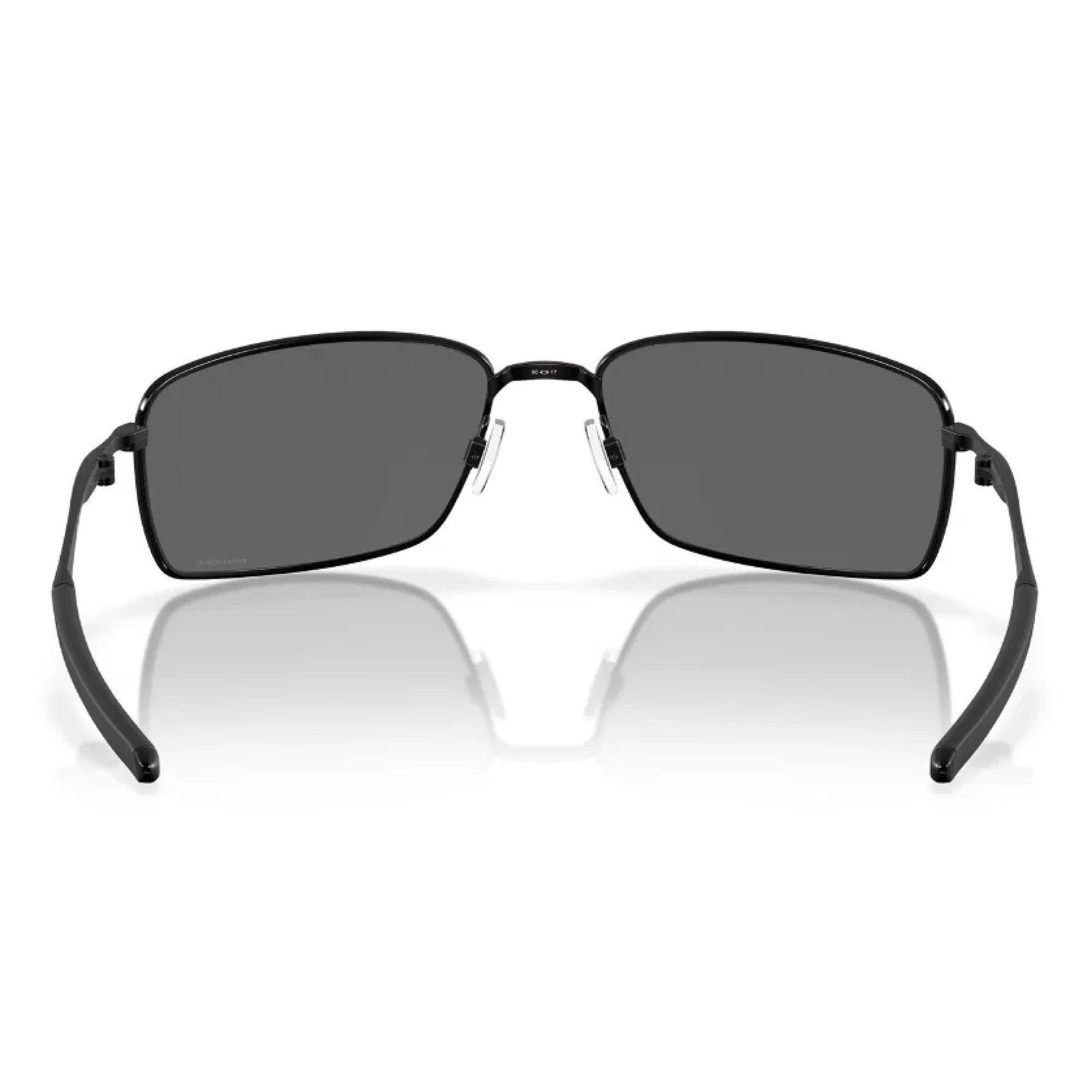 Oakley Square Wire Golf Sunglasses - Polished Black Frame with Prizm Black Lenses