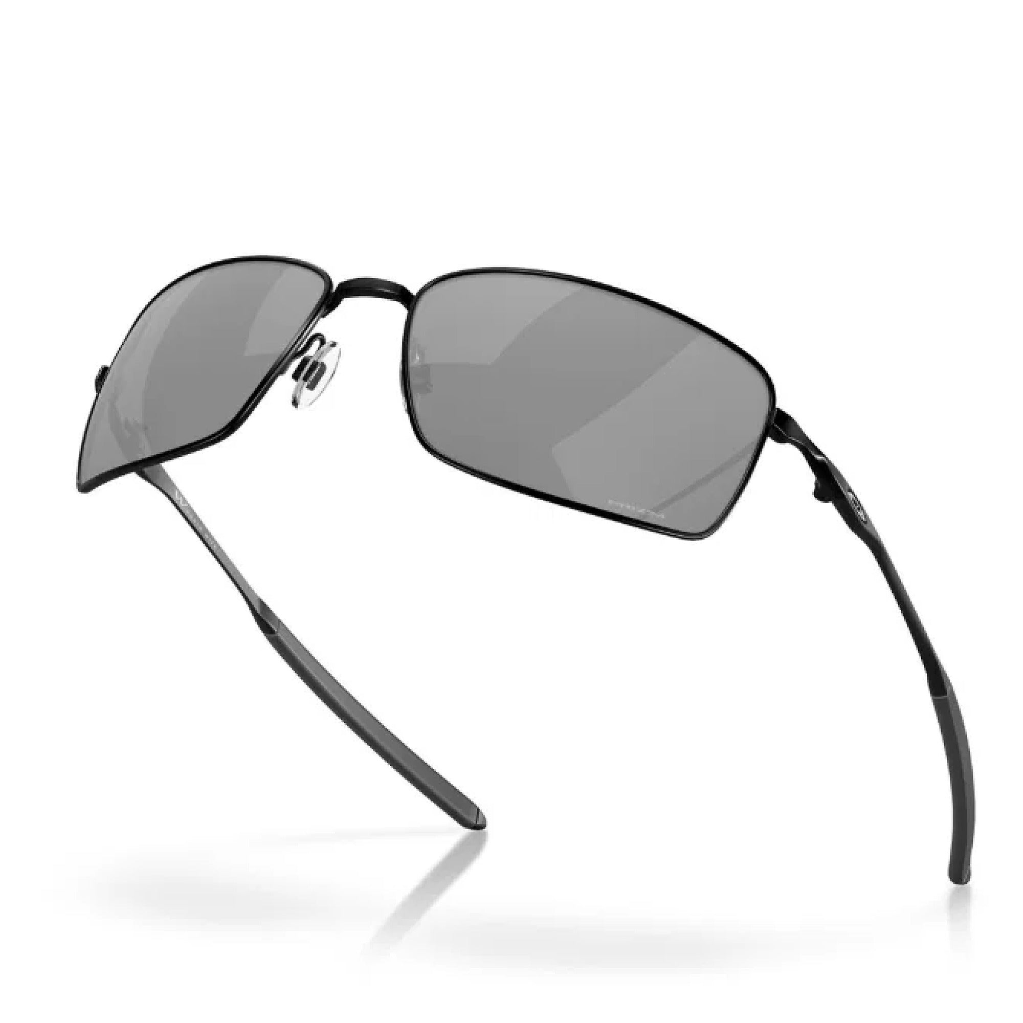 Oakley Square Wire Golf Sunglasses - Polished Black Frame with Prizm Black Lenses