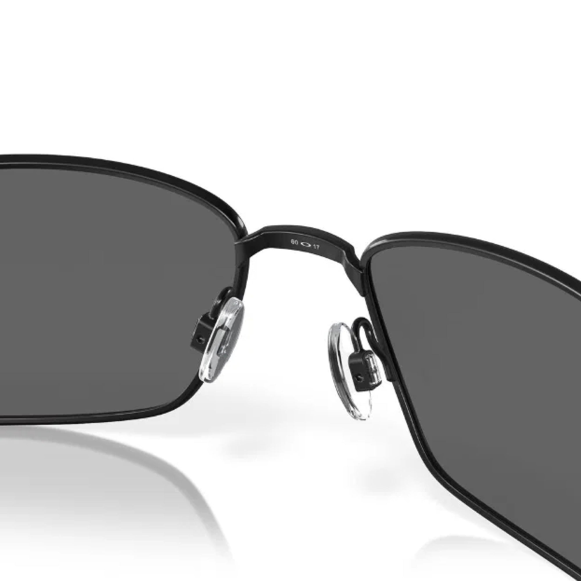 Oakley Square Wire Golf Sunglasses - Polished Black Frame with Prizm Black Lenses