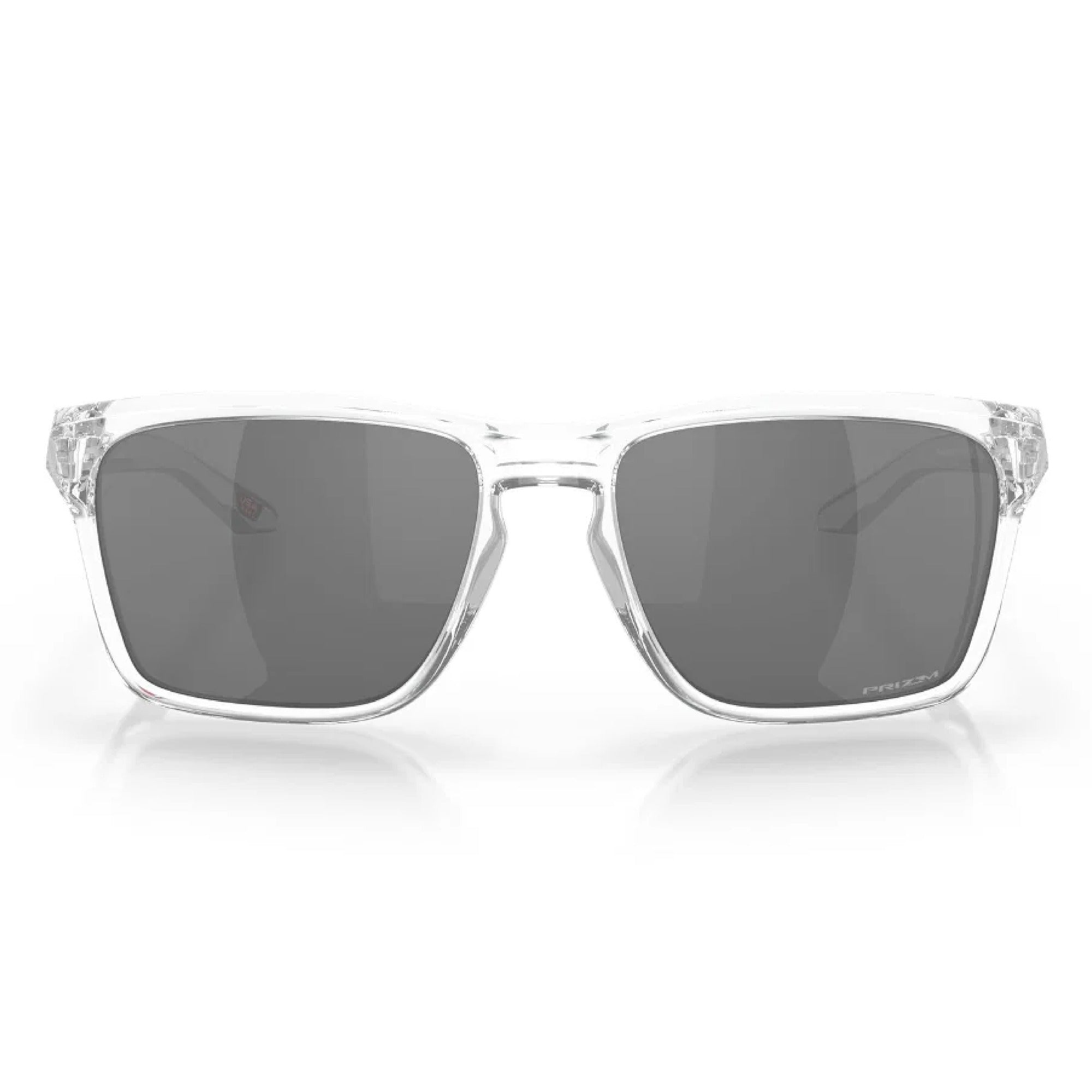 Oakley Sylas Golf Sunglasses - Polished Clear Frame with Prizm Black Lenses