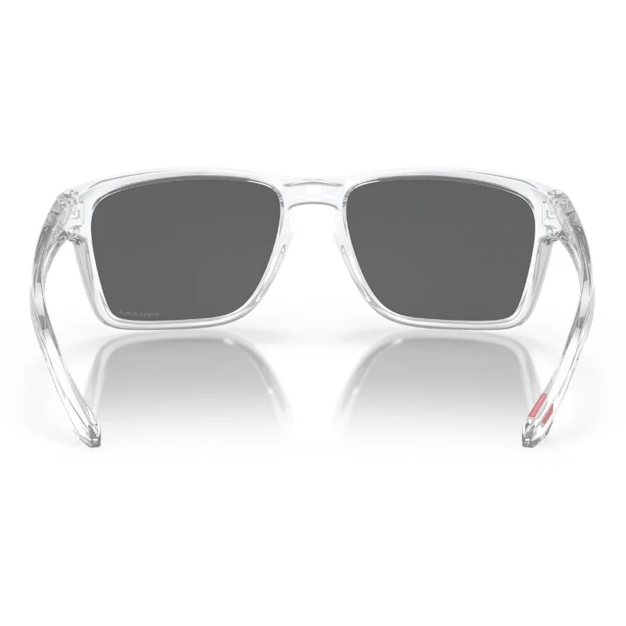 Oakley Sylas Golf Sunglasses - Polished Clear Frame with Prizm Black Lenses