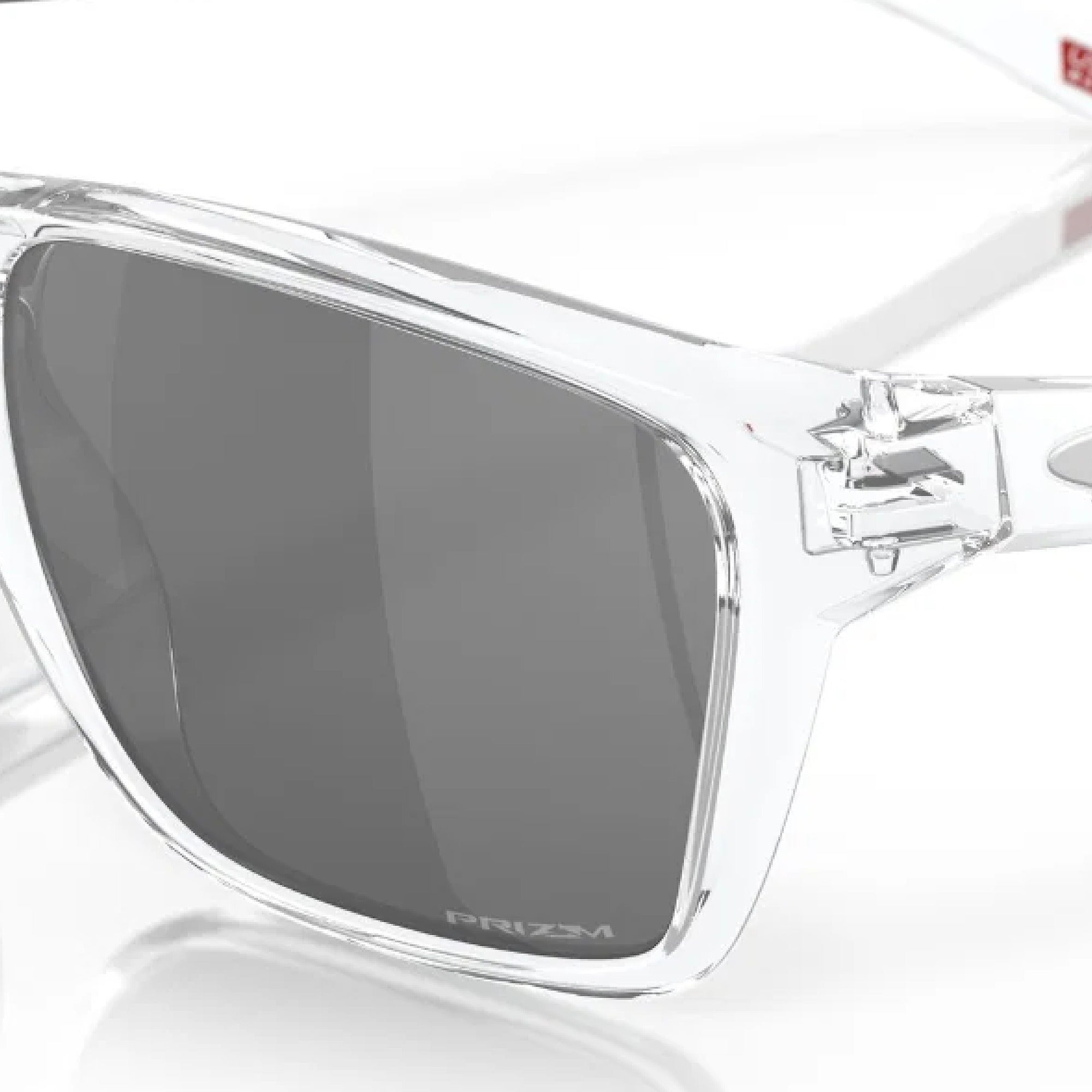 Oakley Sylas Golf Sunglasses - Polished Clear Frame with Prizm Black Lenses