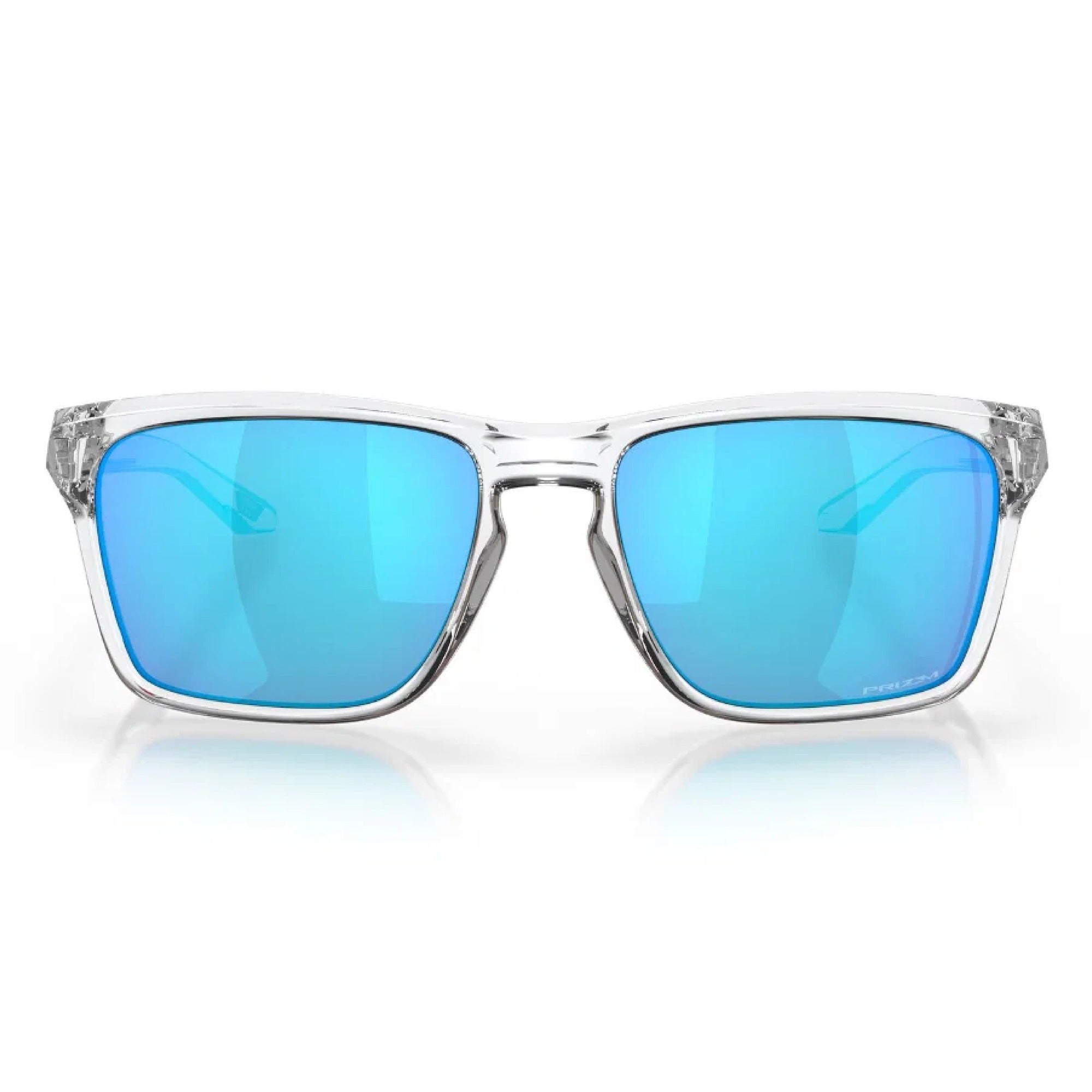 Oakley Sylas Golf Sunglasses - Polished Clear Frame with Prizm Sapphire Lenses