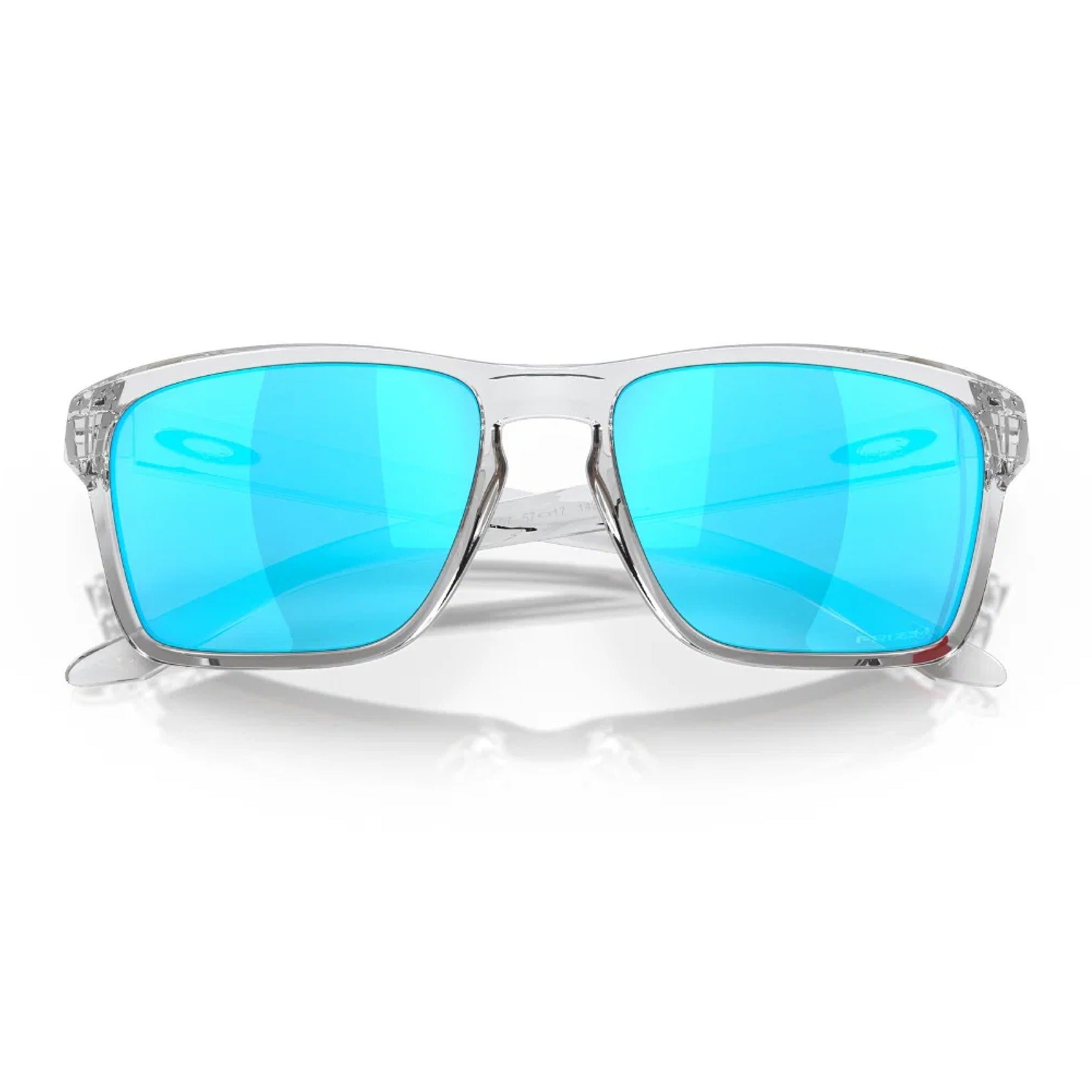 Oakley Sylas Golf Sunglasses - Polished Clear Frame with Prizm Sapphire Lenses