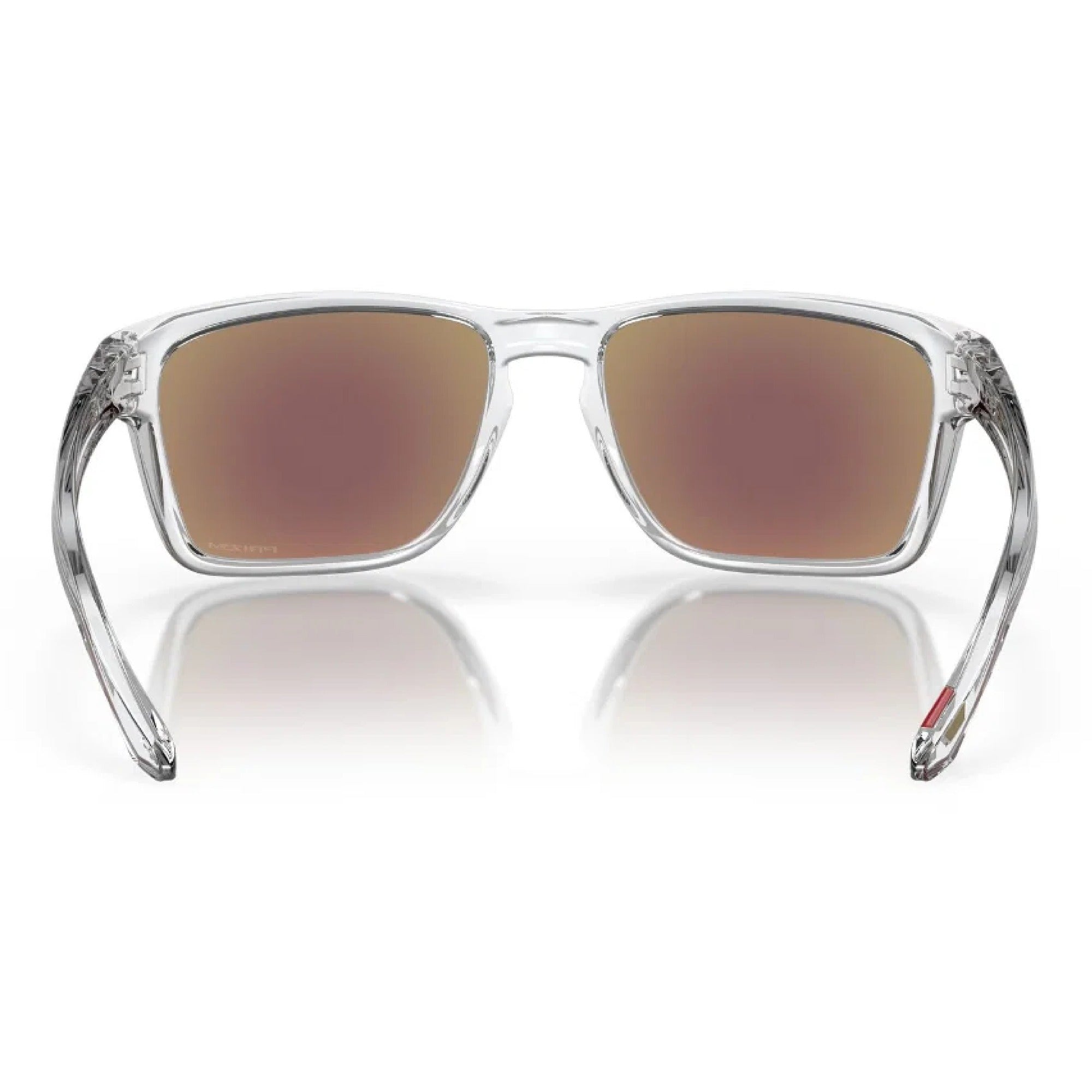 Oakley Sylas Golf Sunglasses - Polished Clear Frame with Prizm Sapphire Lenses