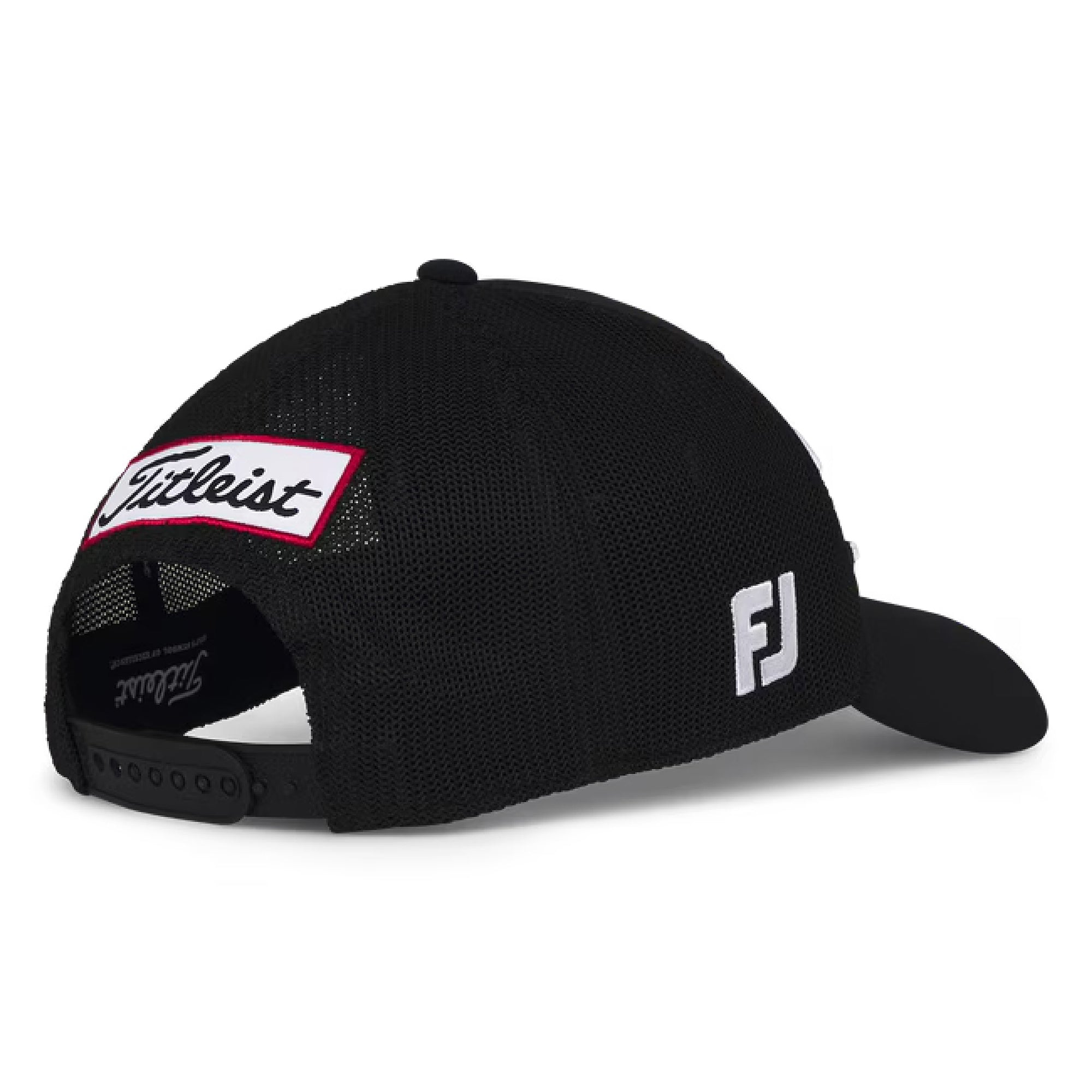 Titleist Tour Mesh Golf Cap - Black & White