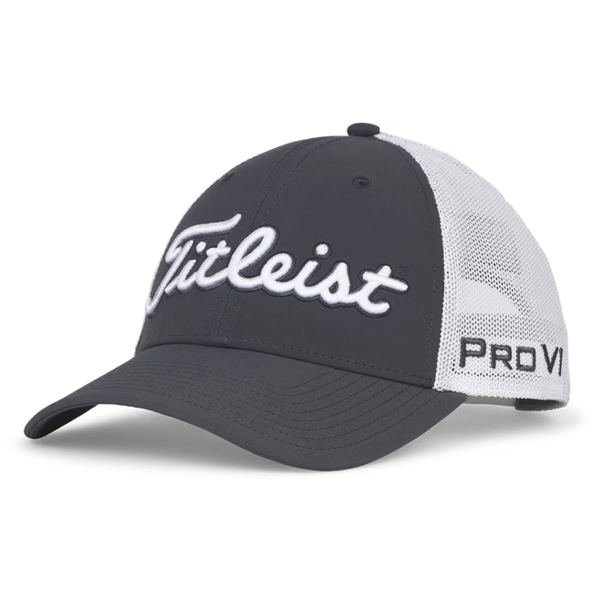 Titleist Tour Mesh Golf Cap - Charcoal & White
