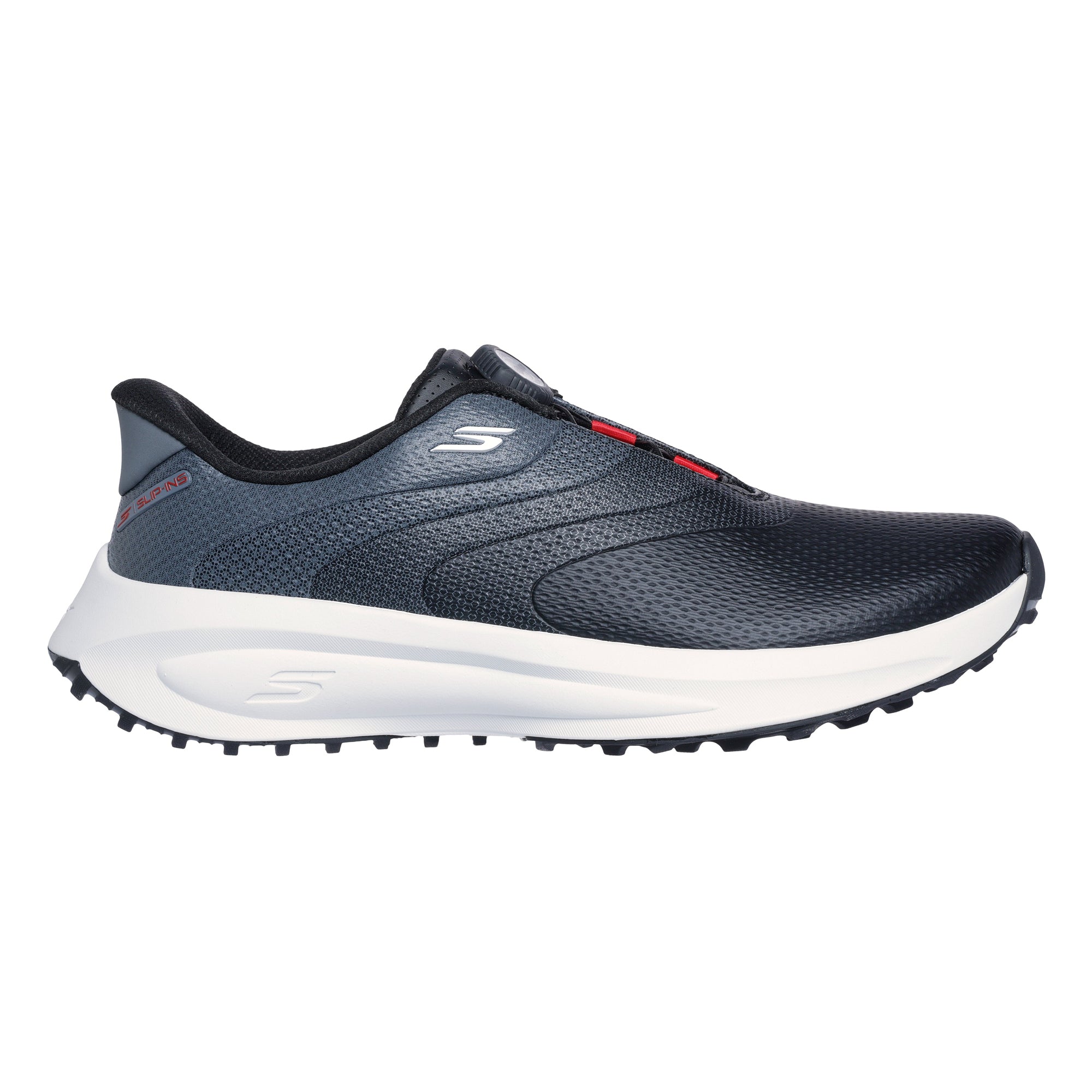 Skechers Men's Flow Twist-Fit Slip In Spikeless Golf Shoes - Black