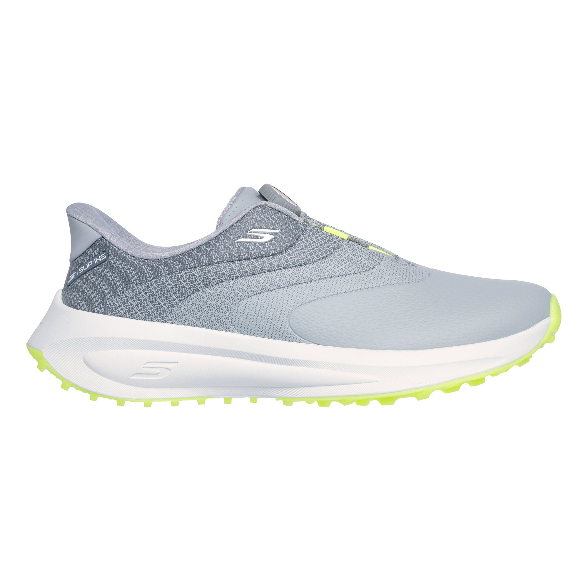 Skechers Men's Flow Twist-Fit Slip In Spikeless Golf Shoes - Grey