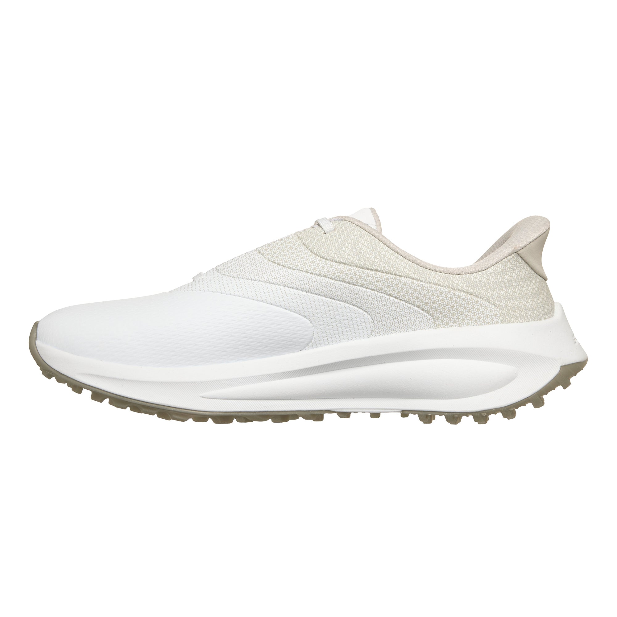 Skechers Women's Flow Slip-In Spikeless Golf Shoes - White & Natural