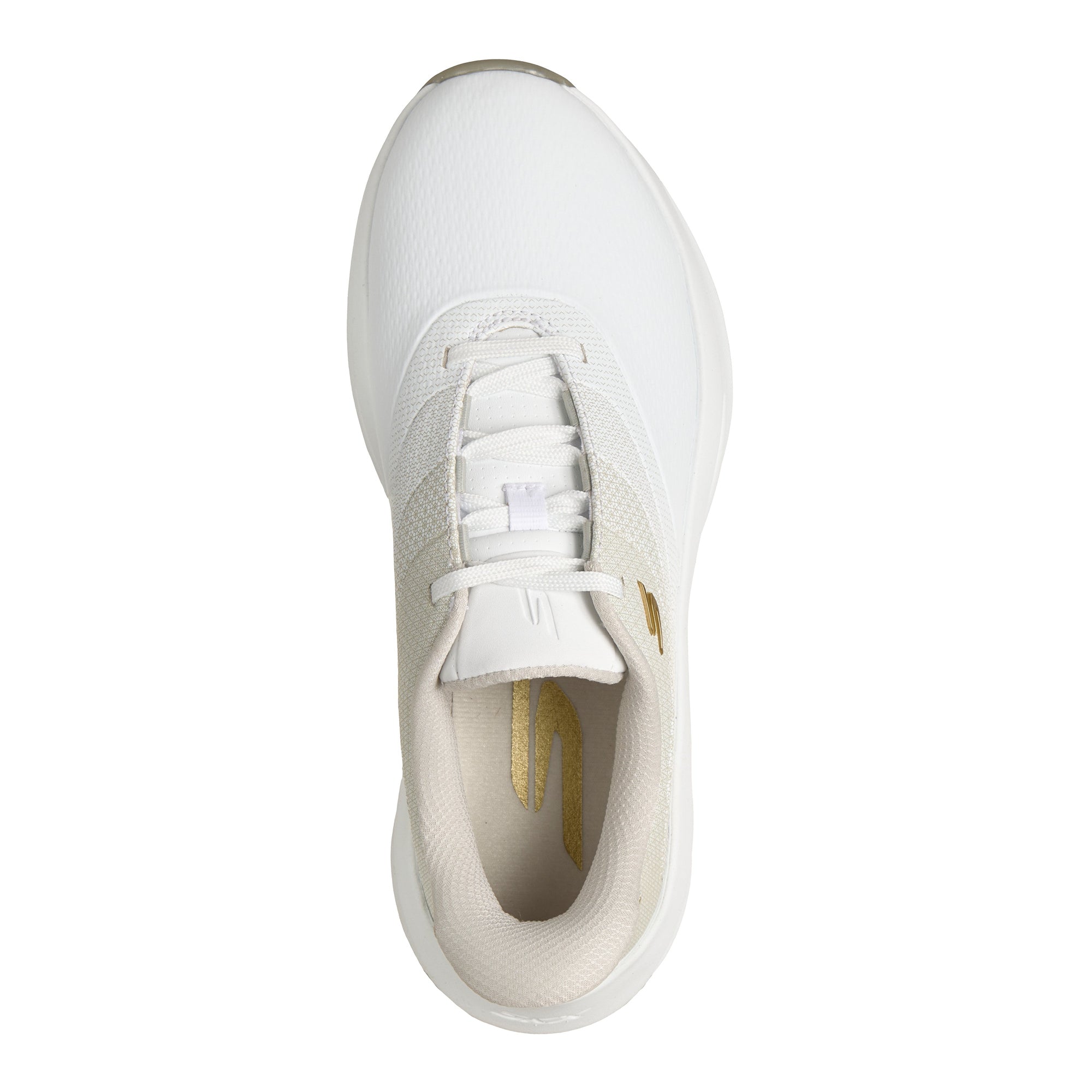 Skechers Women's Flow Slip-In Spikeless Golf Shoes - White & Natural