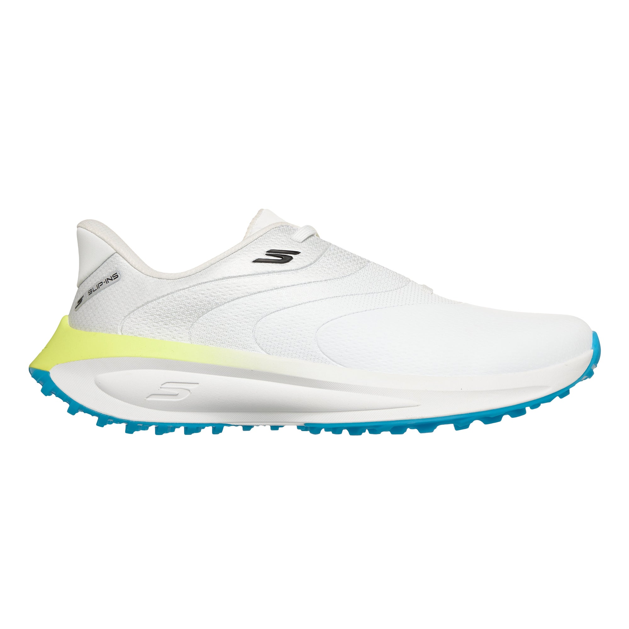 Skechers Men's Flow Slip-In Spikeless Golf Shoes - White, Black & Multi