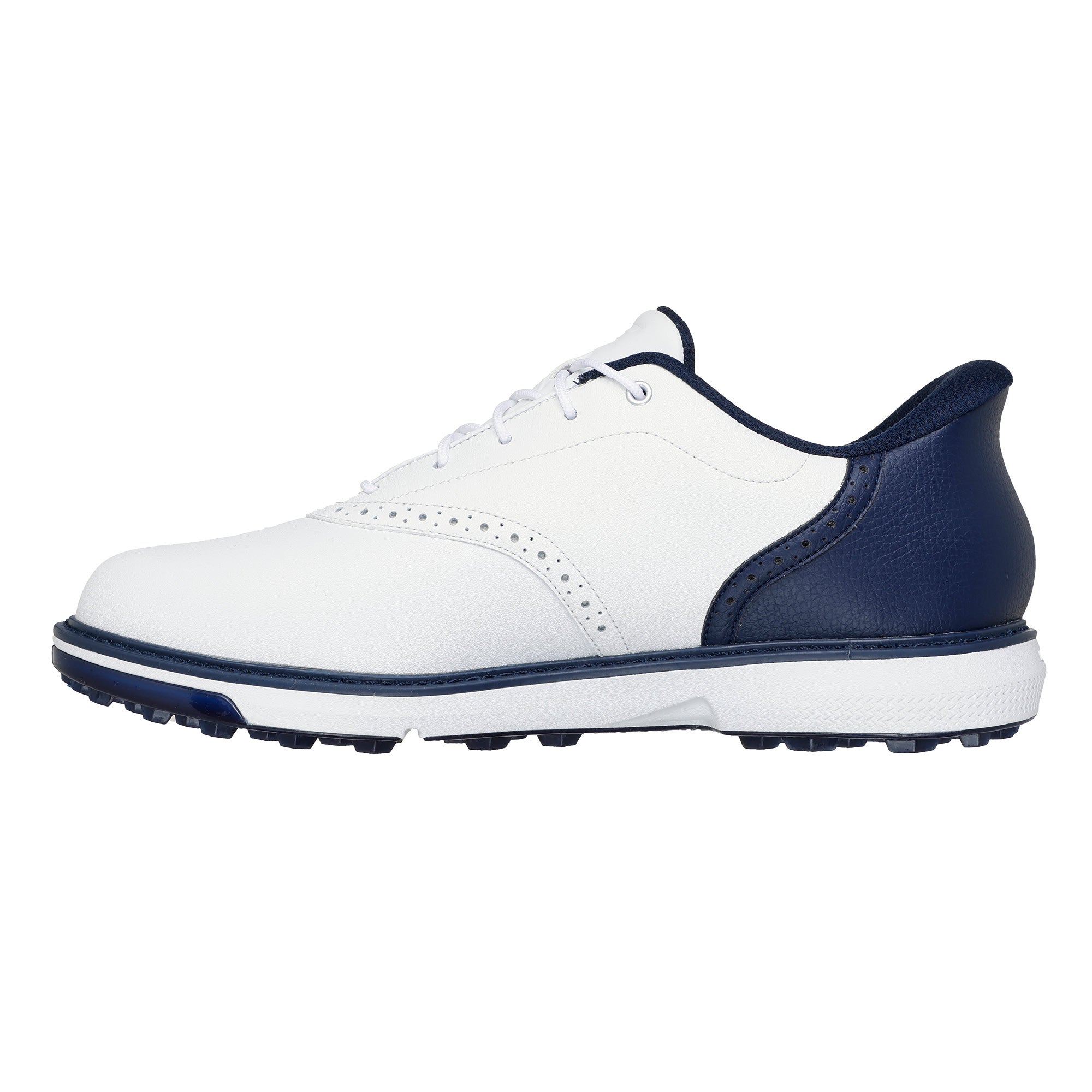 Skechers Men's Go Golf Prestige Spikeless Golf Shoes - White & Navy
