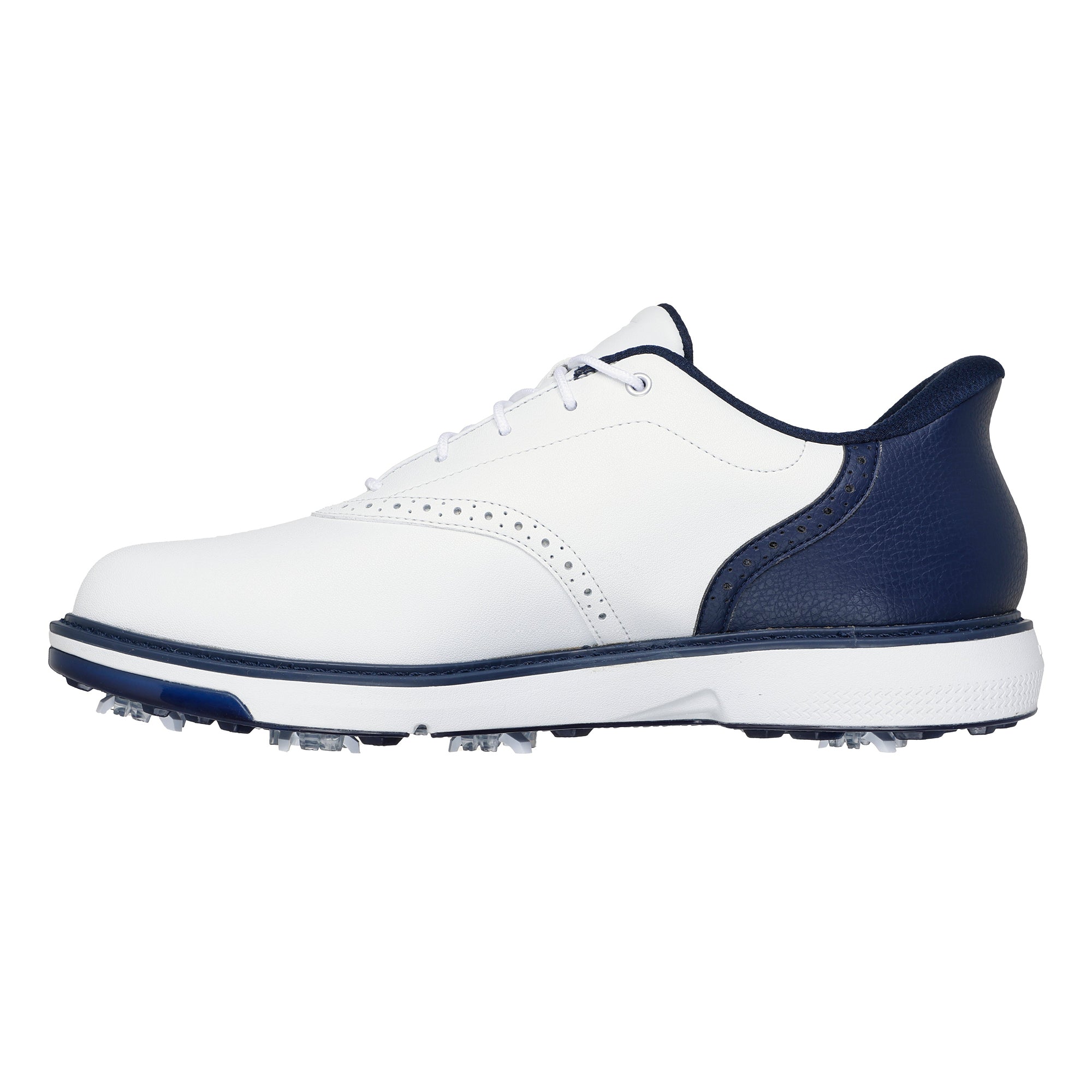 Skechers Men's Go Golf Prestige Spiked Golf Shoes - White & Navy