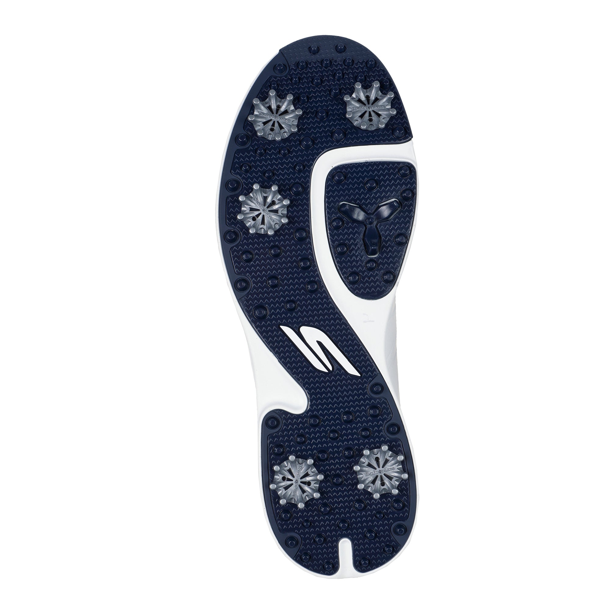 Skechers Men's Go Golf Tempo Spikeless Golf Shoes - White & Navy