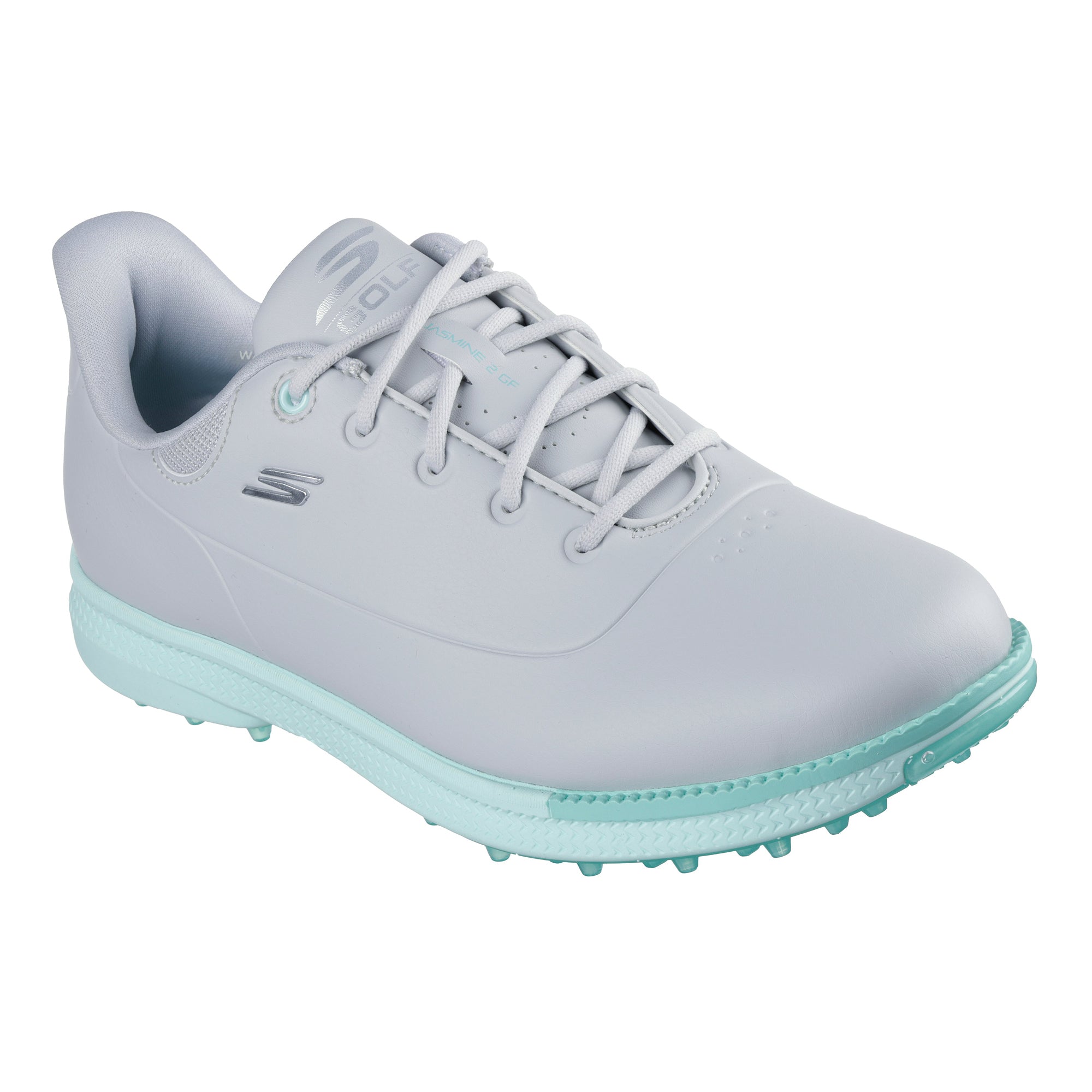 Skechers Women's Go Golf Jasmine 2 Spikeless Golf Shoes - Grey & Mint