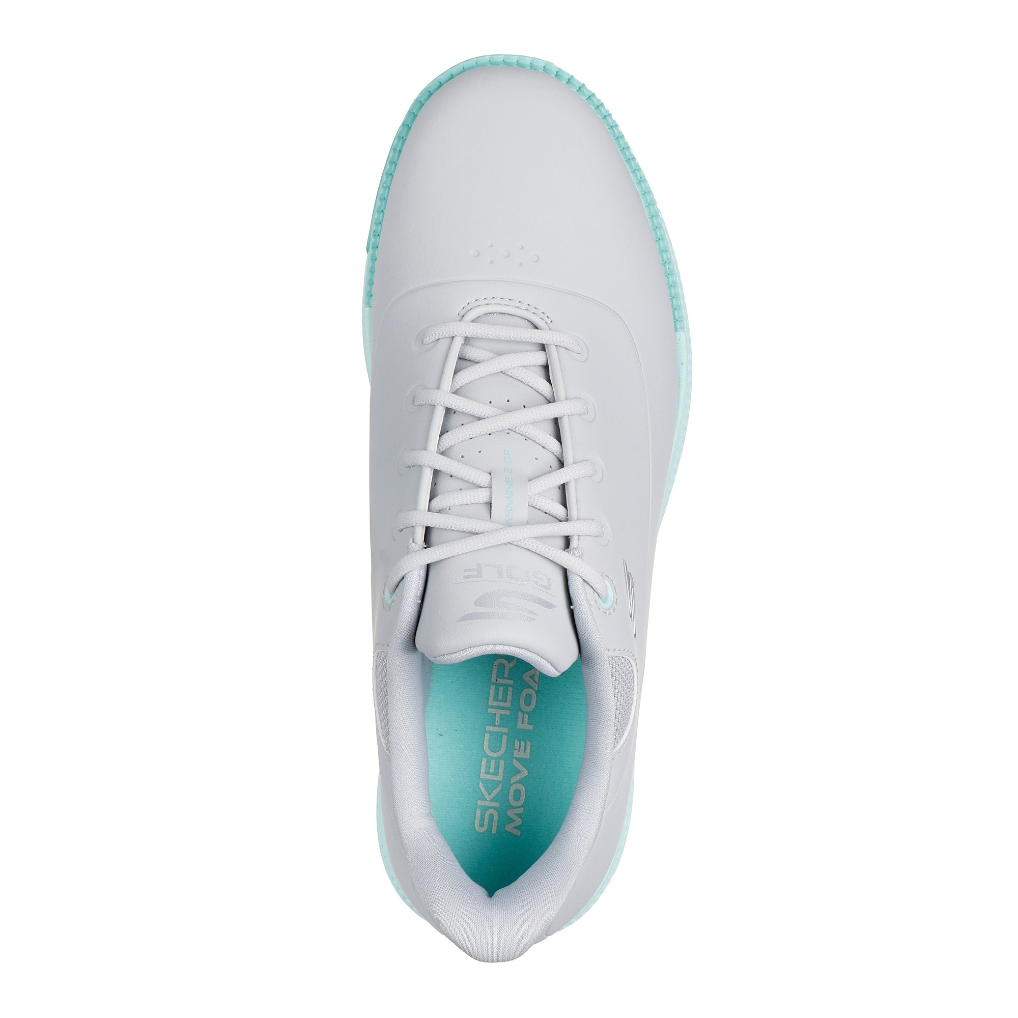 Skechers Women's Go Golf Jasmine 2 Spikeless Golf Shoes - Grey & Mint