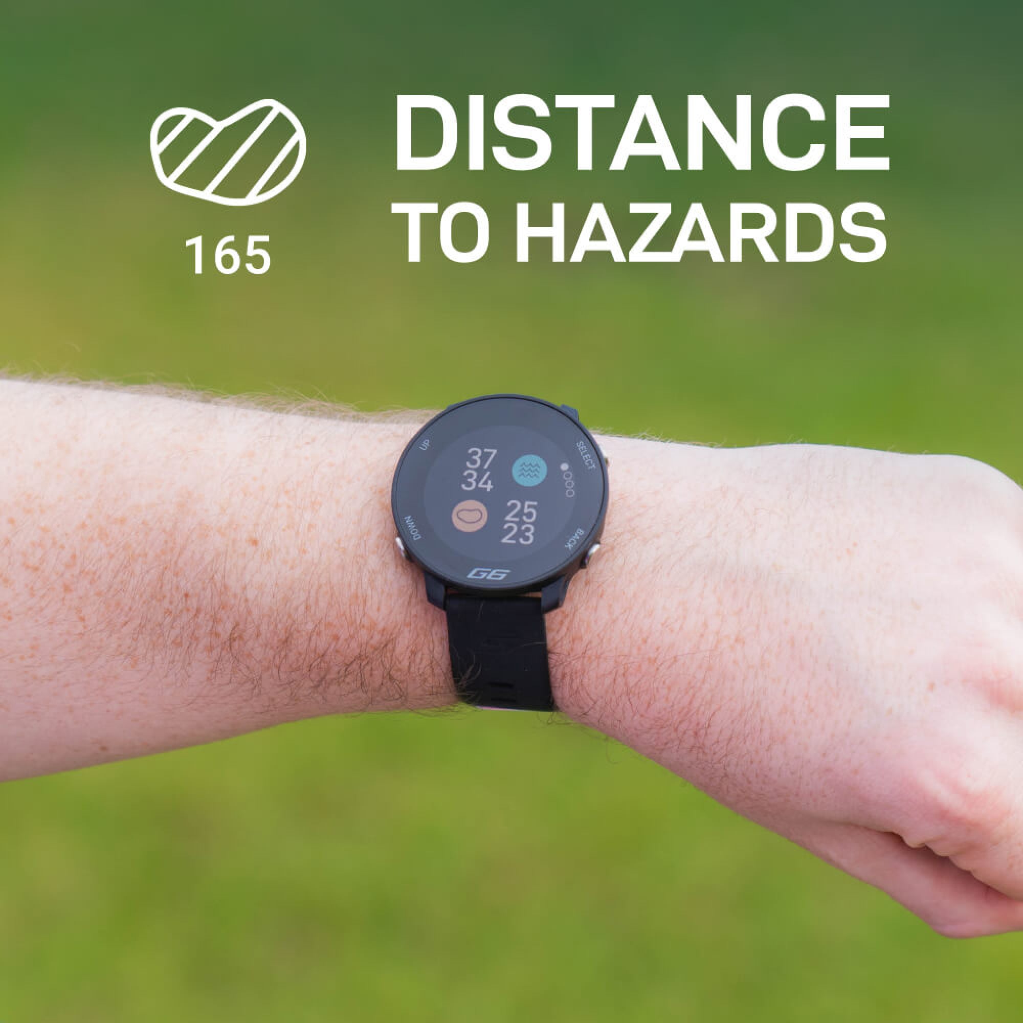 Shot Scope G6 GPS Watch - Black