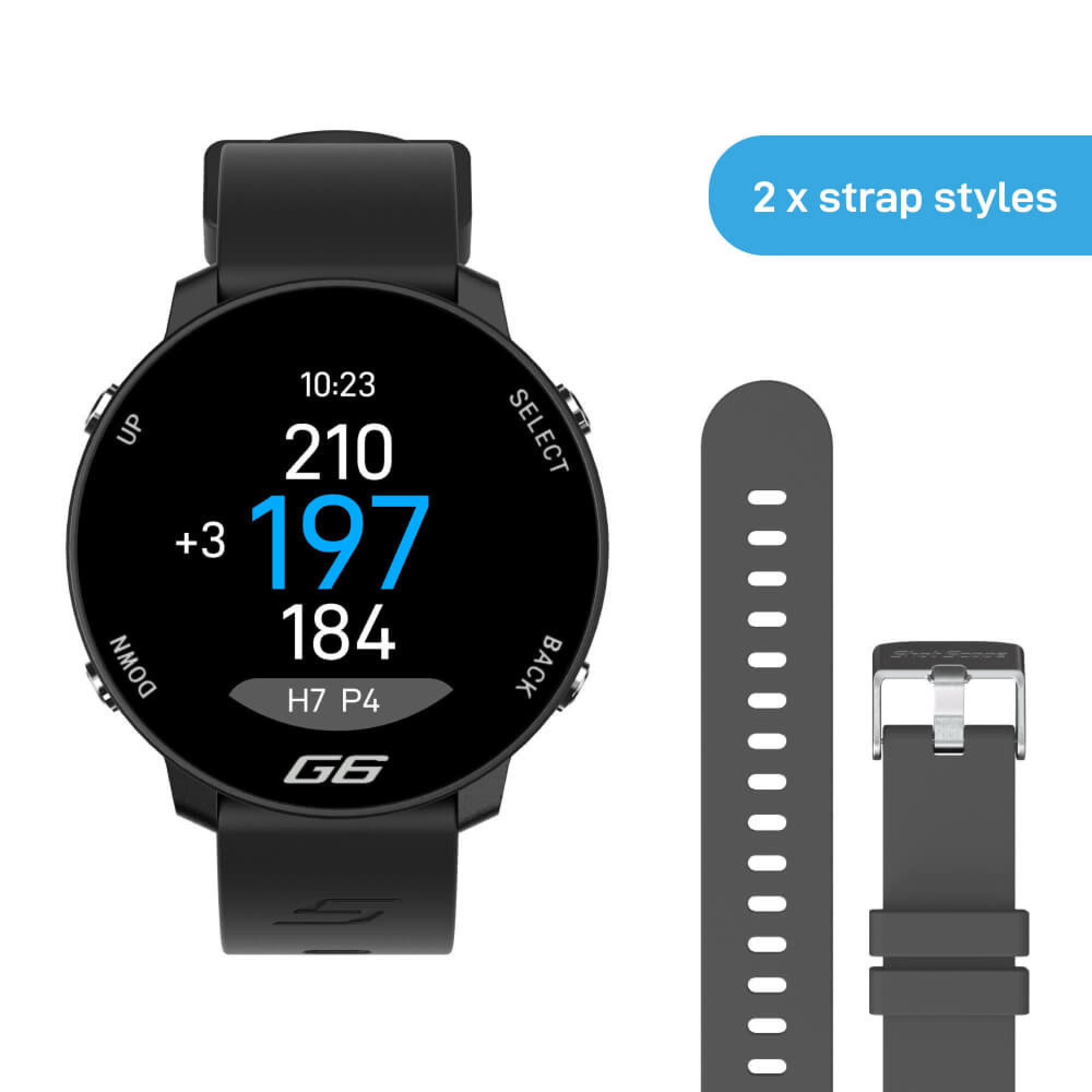 Shot Scope G6 GPS Watch - Black