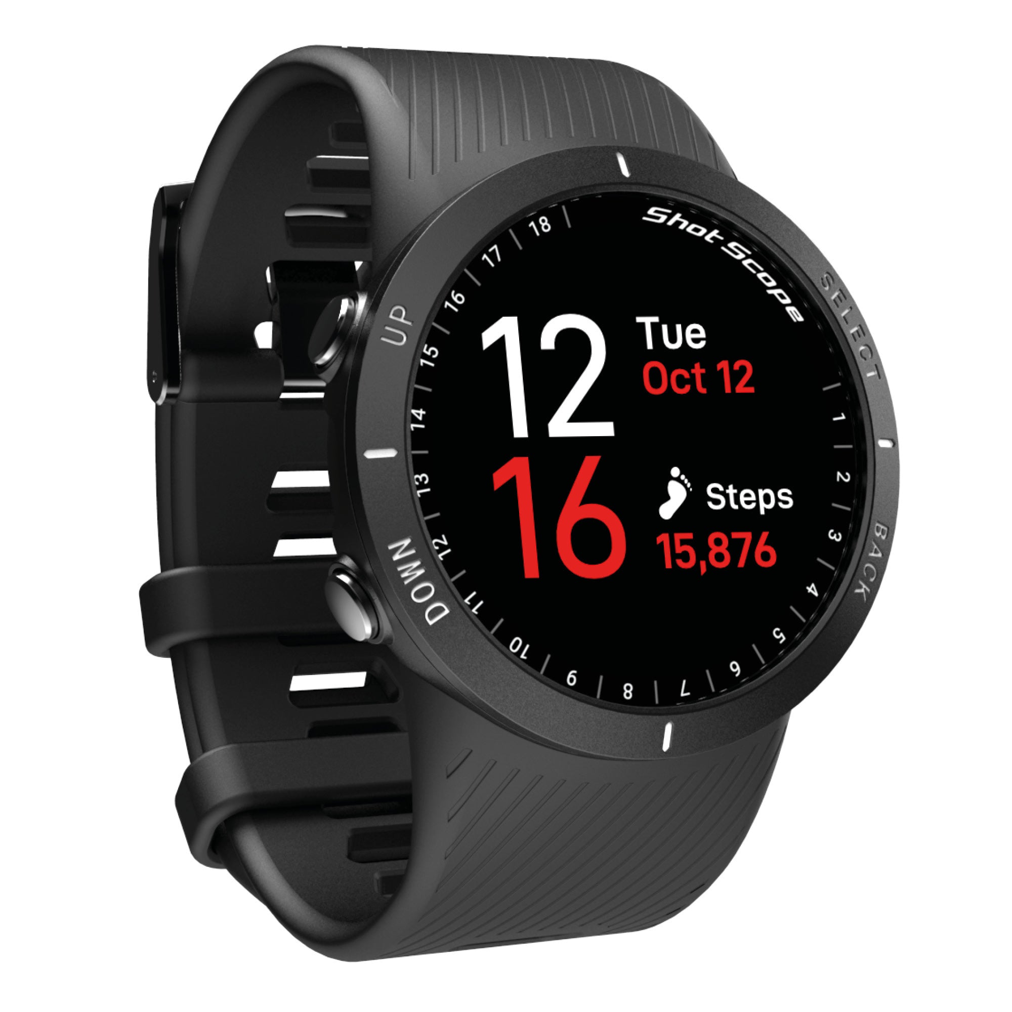 Shot Scope V5 GPS Watch - Black