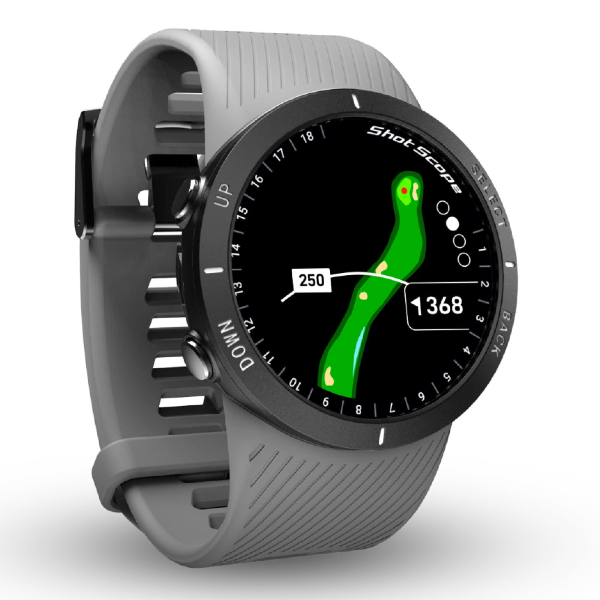 Shot Scope V5 GPS Watch - Grey